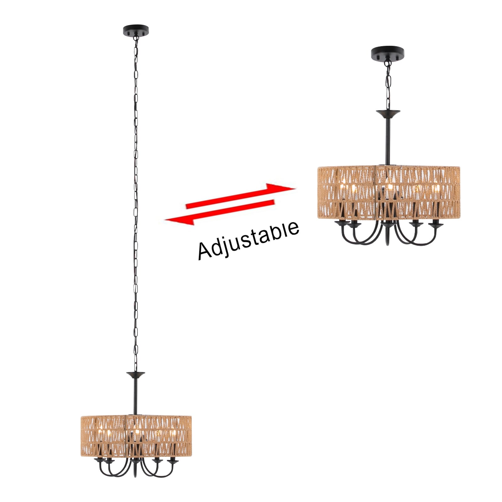 Oukaning ZX-HCX3662-076 Pendant-Lights - View #2