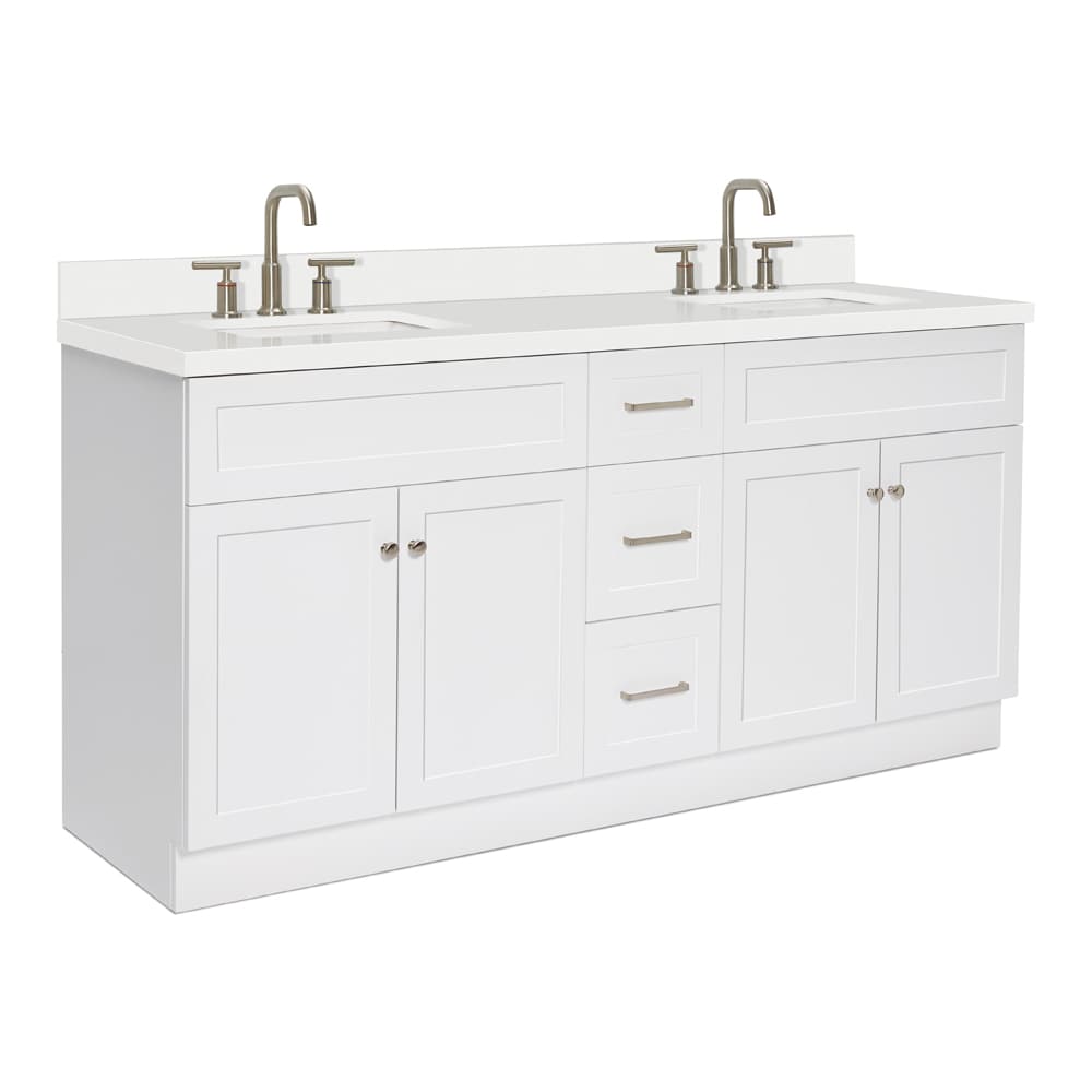 ARIEL F073D-WQ-VO-WHT Bath-Vanity-Combo - View #3