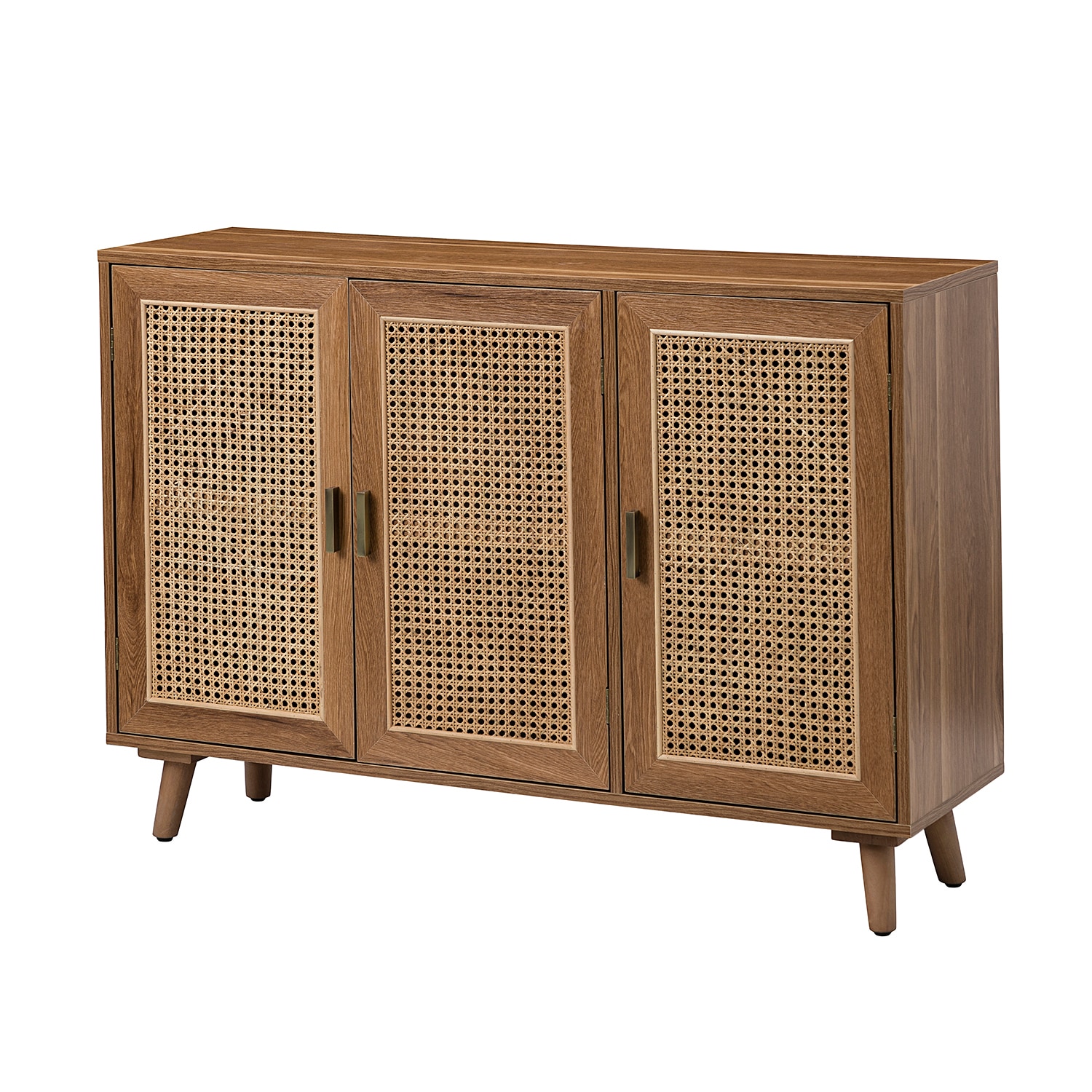 14 Karat Home HSCLS0408-WALNUT Midcentury synthetic wood Console table