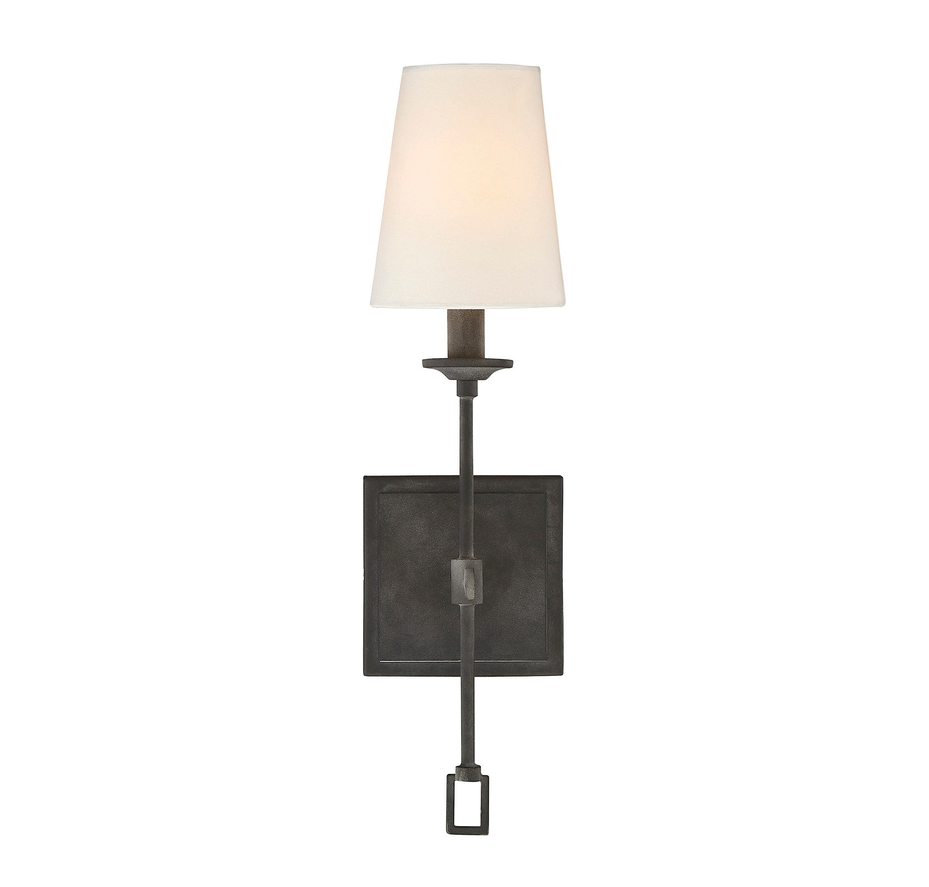 Savoy House 9-9004-1-88 Lorainne 4.75-in W 1 -Light Matte Black Farmhouse Wall Sconce