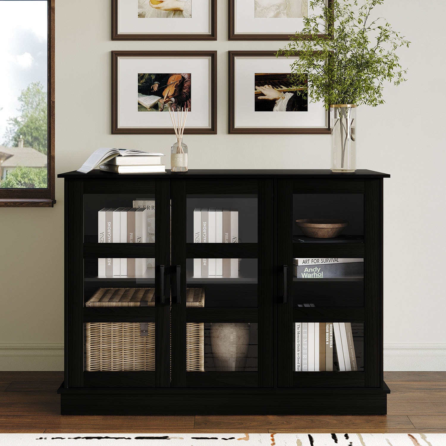 ChaletPosh C4013SB-BK Dining-Kitchen-Storarge - View #2