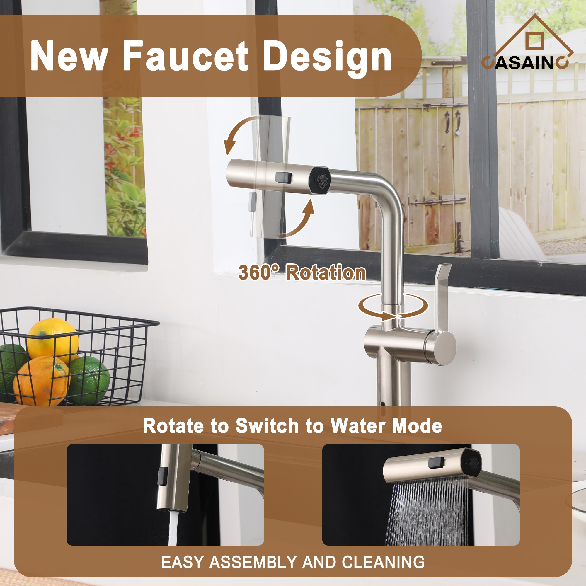 CASAINC KCLT0061BN Kitchen-Faucets - View #10