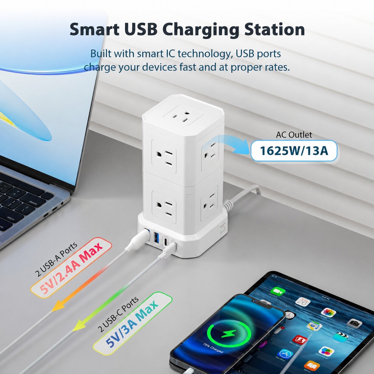 Phewnyzo LPW0725W058 Electrical-Power-Strips - View #4