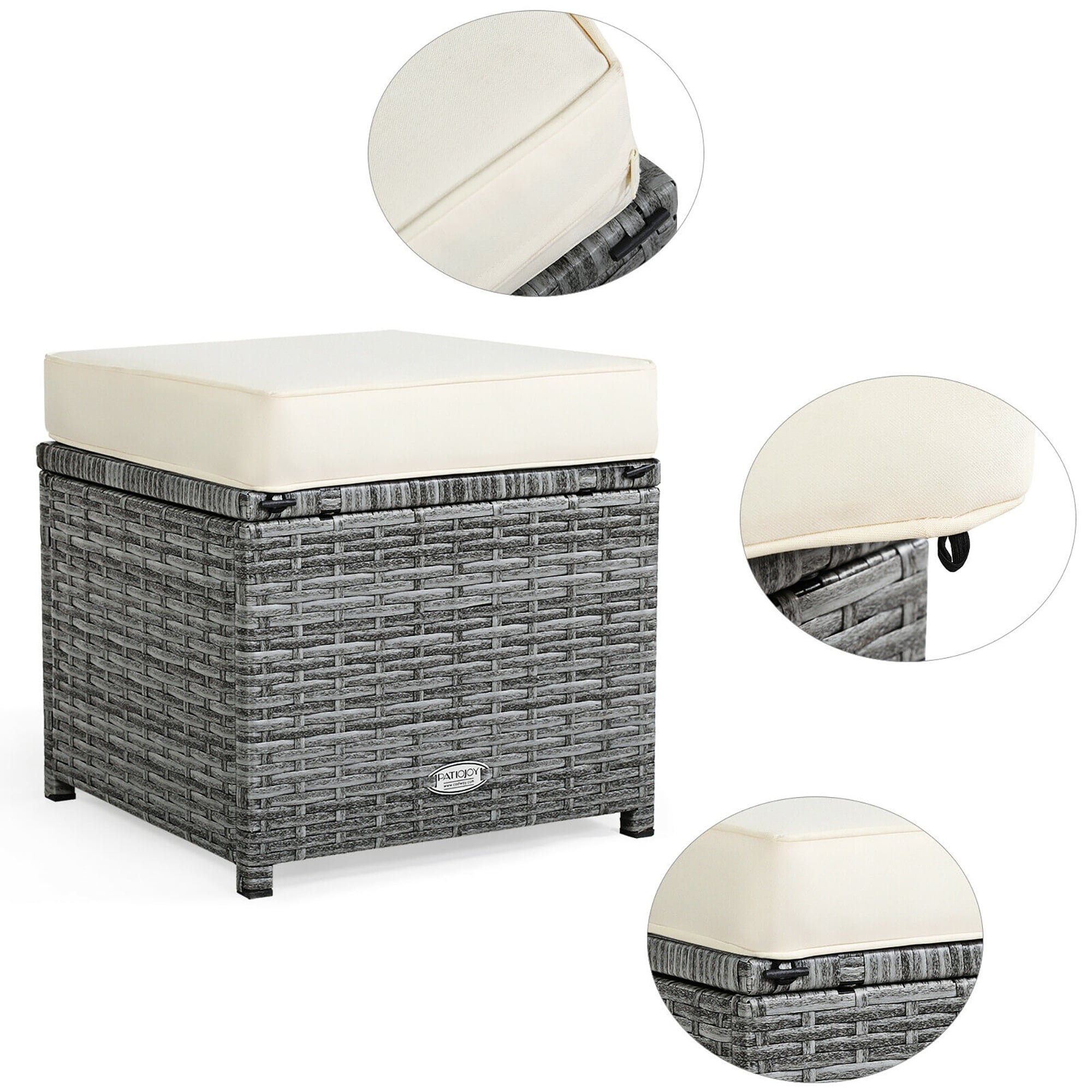 Forclover HYFL-90WH Patio-Conversation-Sets - View #3