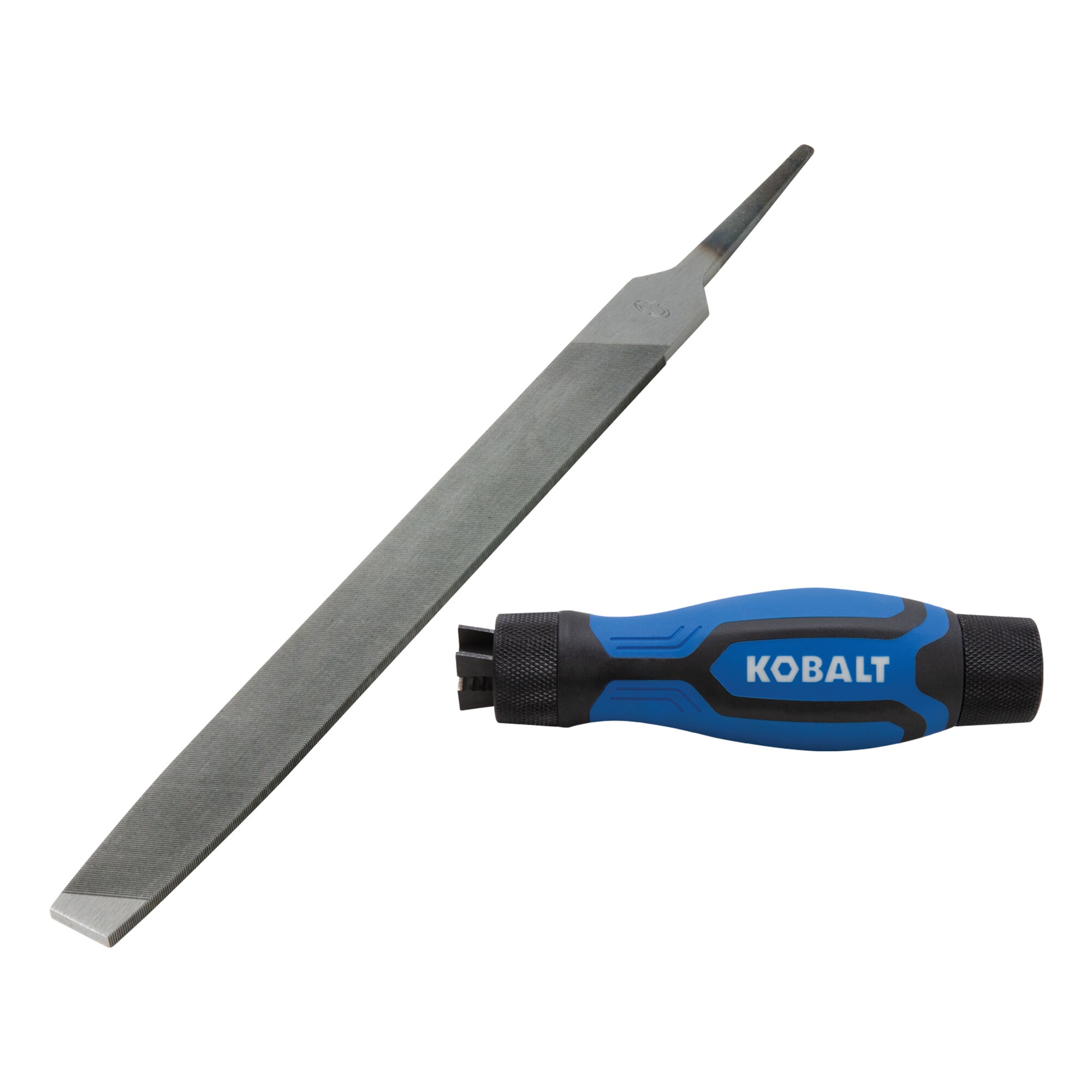 Kobalt 8-in. Mill Single-cut Bastard File with File Handle File