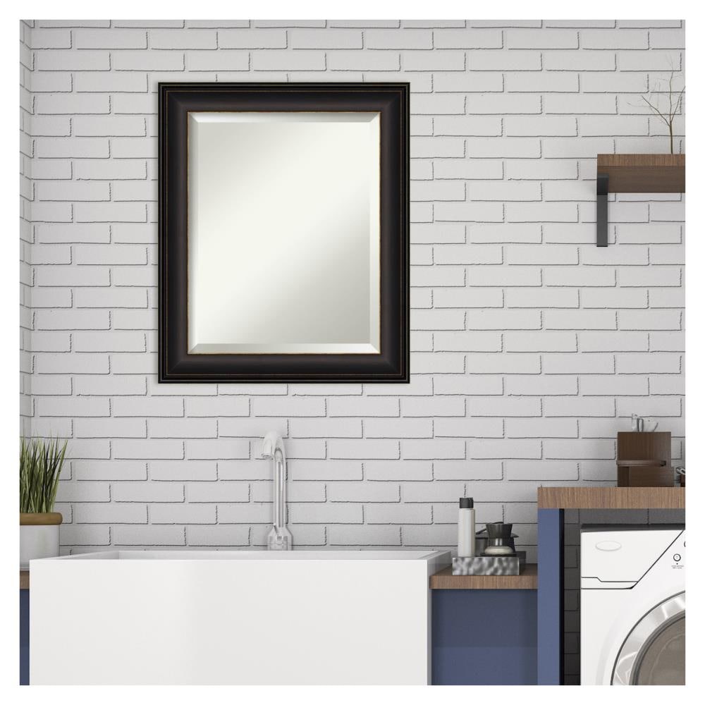 Trio Oil Rubbed Bronze Framed Rectangular Wall Mirror