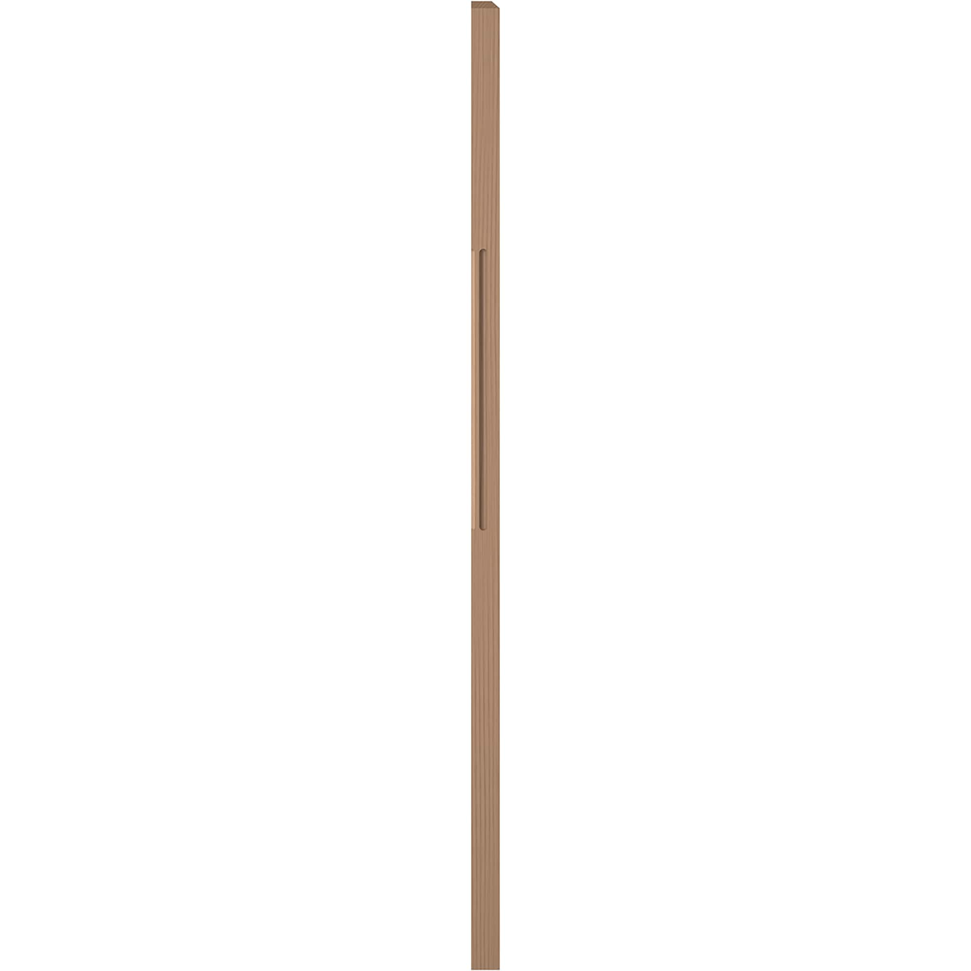 L.J. Smith Stair Systems LJF-4111 1-2-P 3-in x 58-in Unfinished Poplar Stair Newel Post