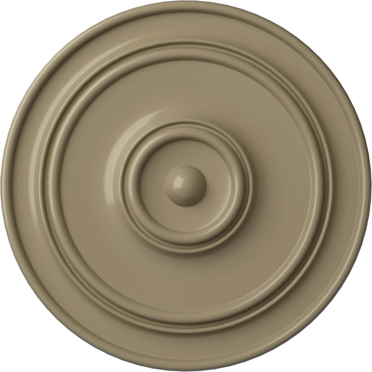 Ekena Millwork CM54TCLGDF Large Classic 57-in W x 57-in L Painted Gobi Desert Polyurethane Whole Ceiling Medallion