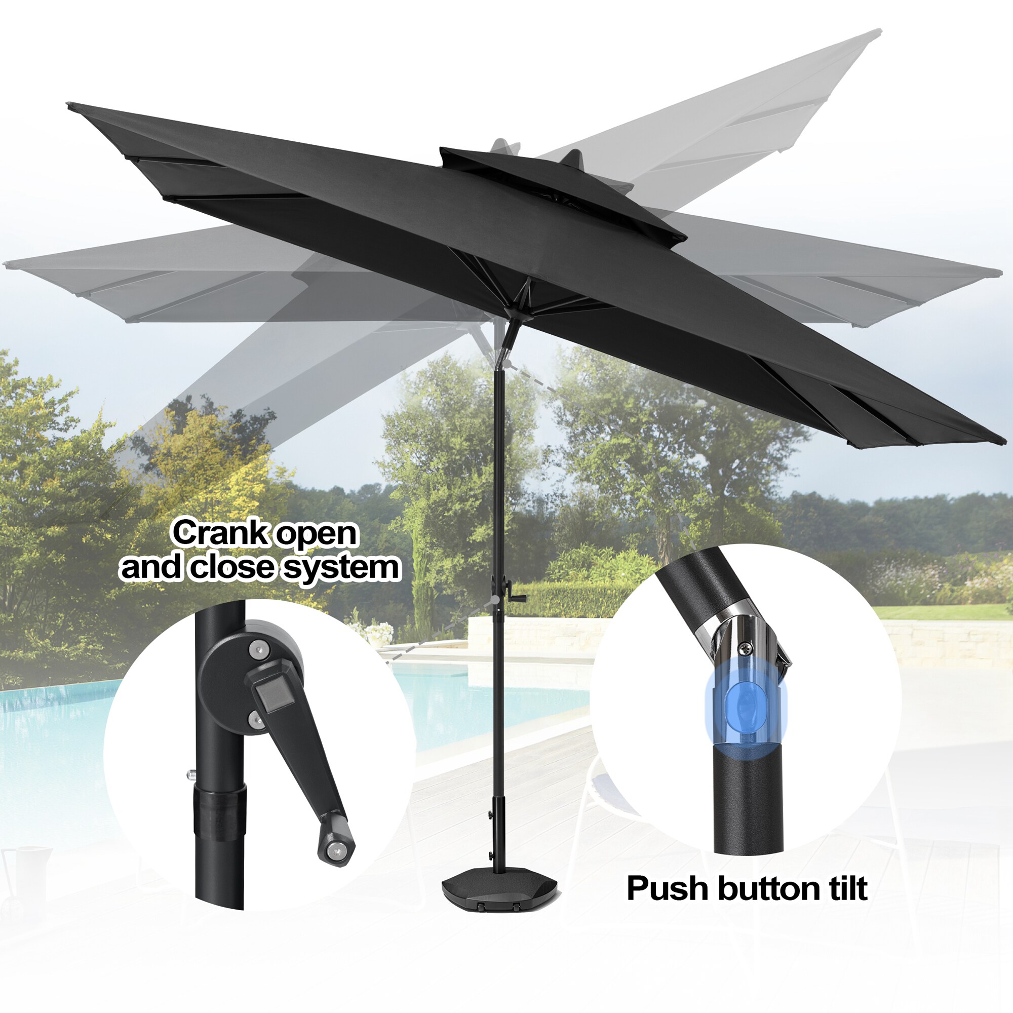 Pellebant ST25-PU011BLK Umbrellas-2 - View #5