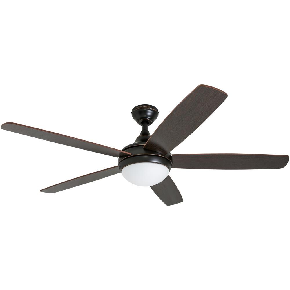 New Harbor Breeze Connexxtion 52-in outlet Bronze LED Indoor Ceiling Fan with Light Re