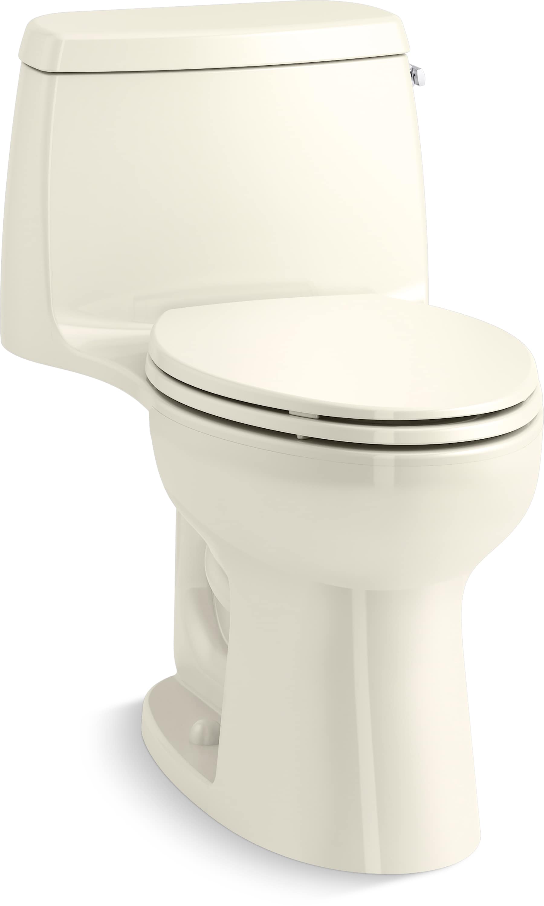 Project Source Danville Black Elongated Chair Height 2-piece WaterSense  Toilet 12-in Rough-In 1.28-GPF in the Toilets department at