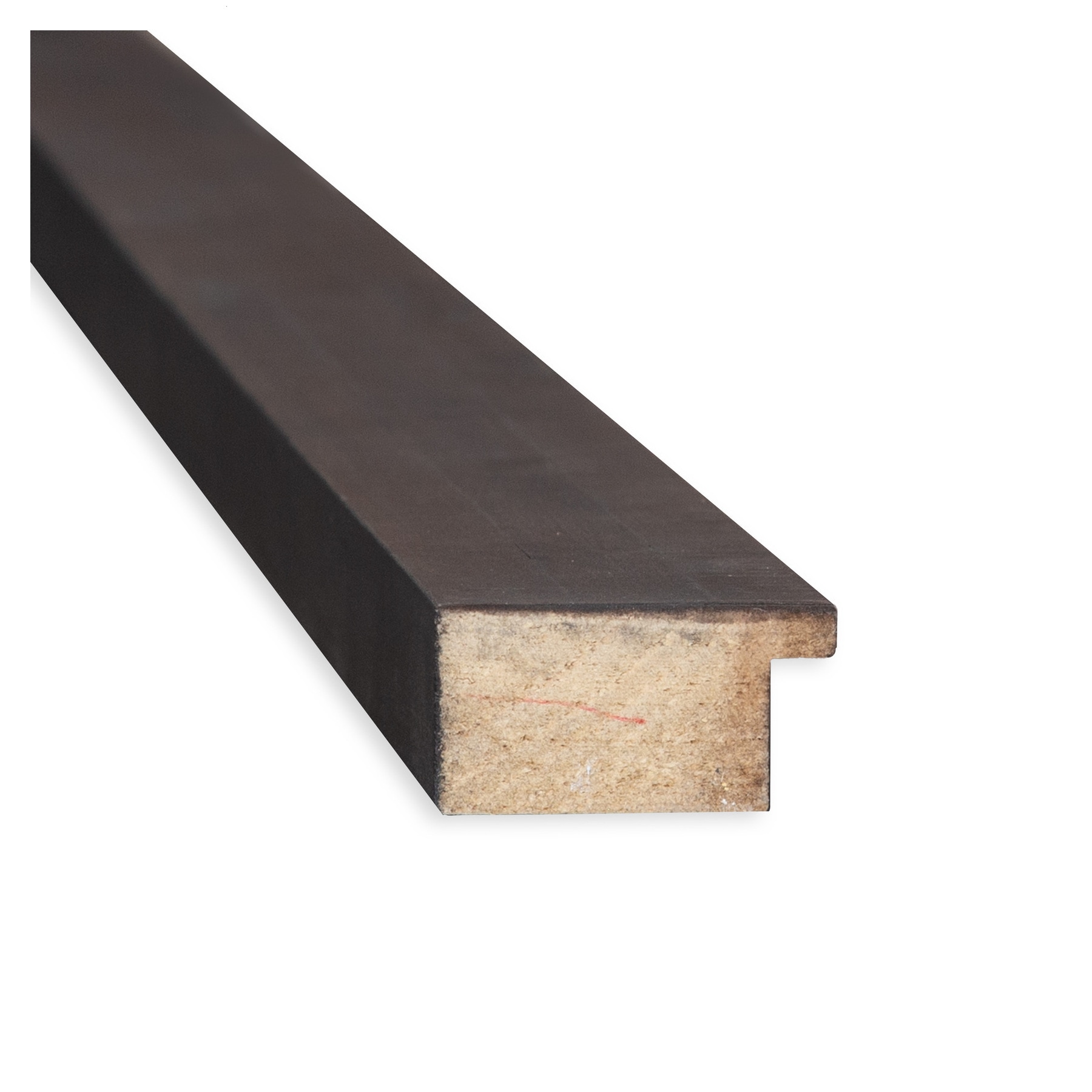 Fresco Dark Walnut Wood Framed Bathroom Vanity Mirror