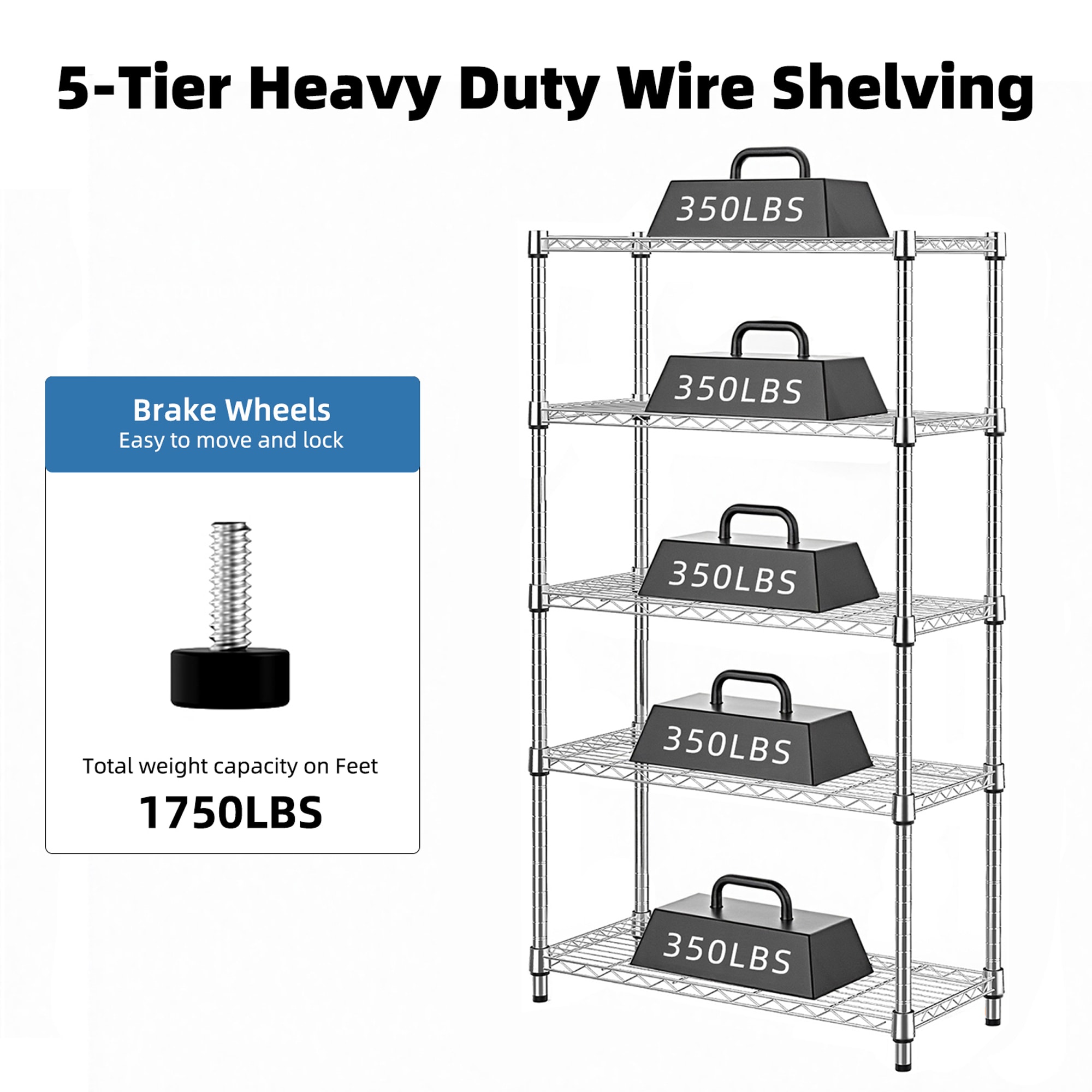 Gaierptone CRXTTW9NVOJ Free-Standing-Shelving - View #5
