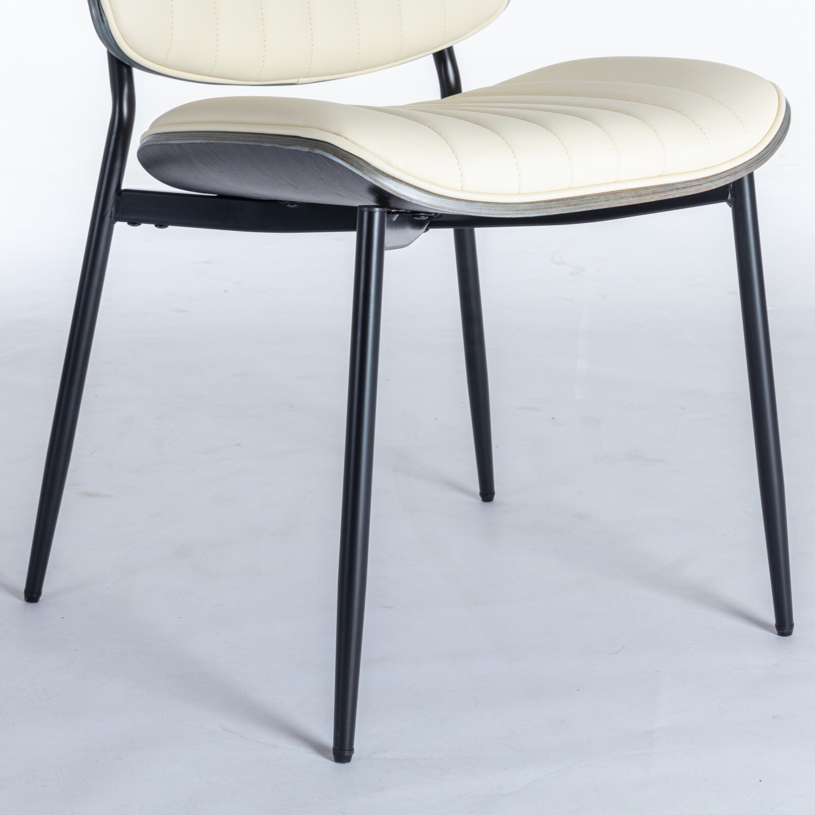 Hrinhom HC-N7016-BEIGE PU Dining-Chairs - View #7