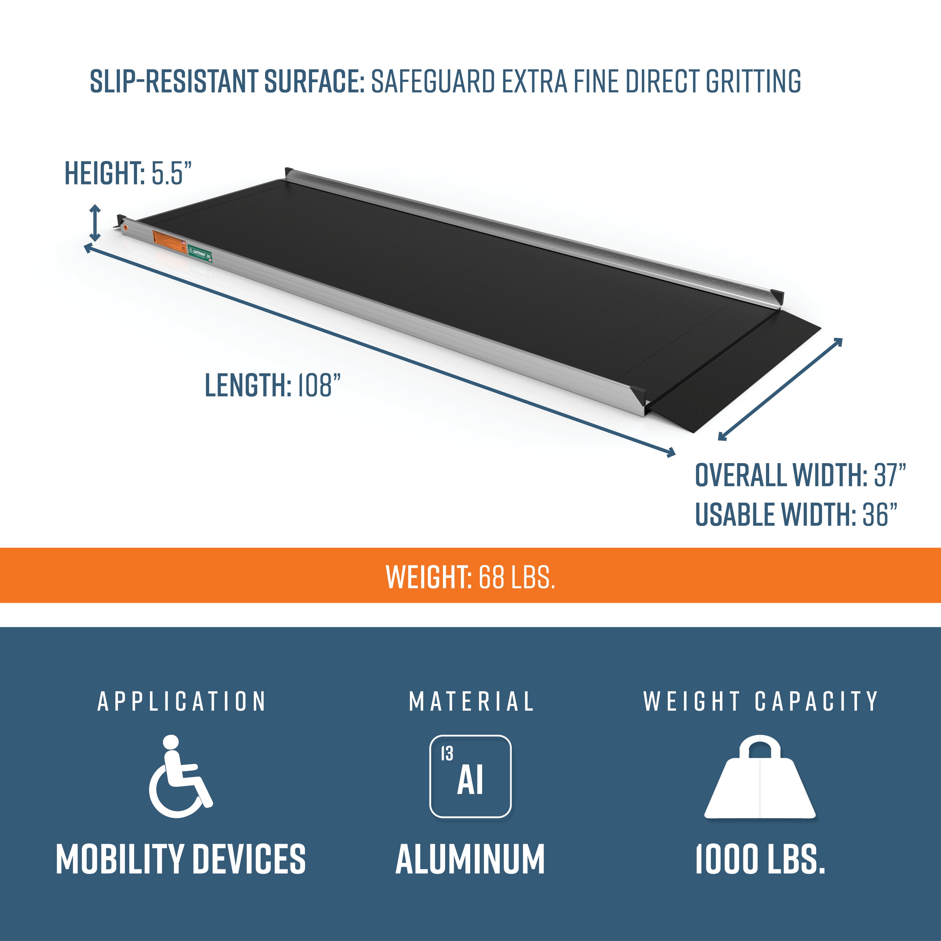 EZ-ACCESS G3G 09BLK Access-Ramps - View #3