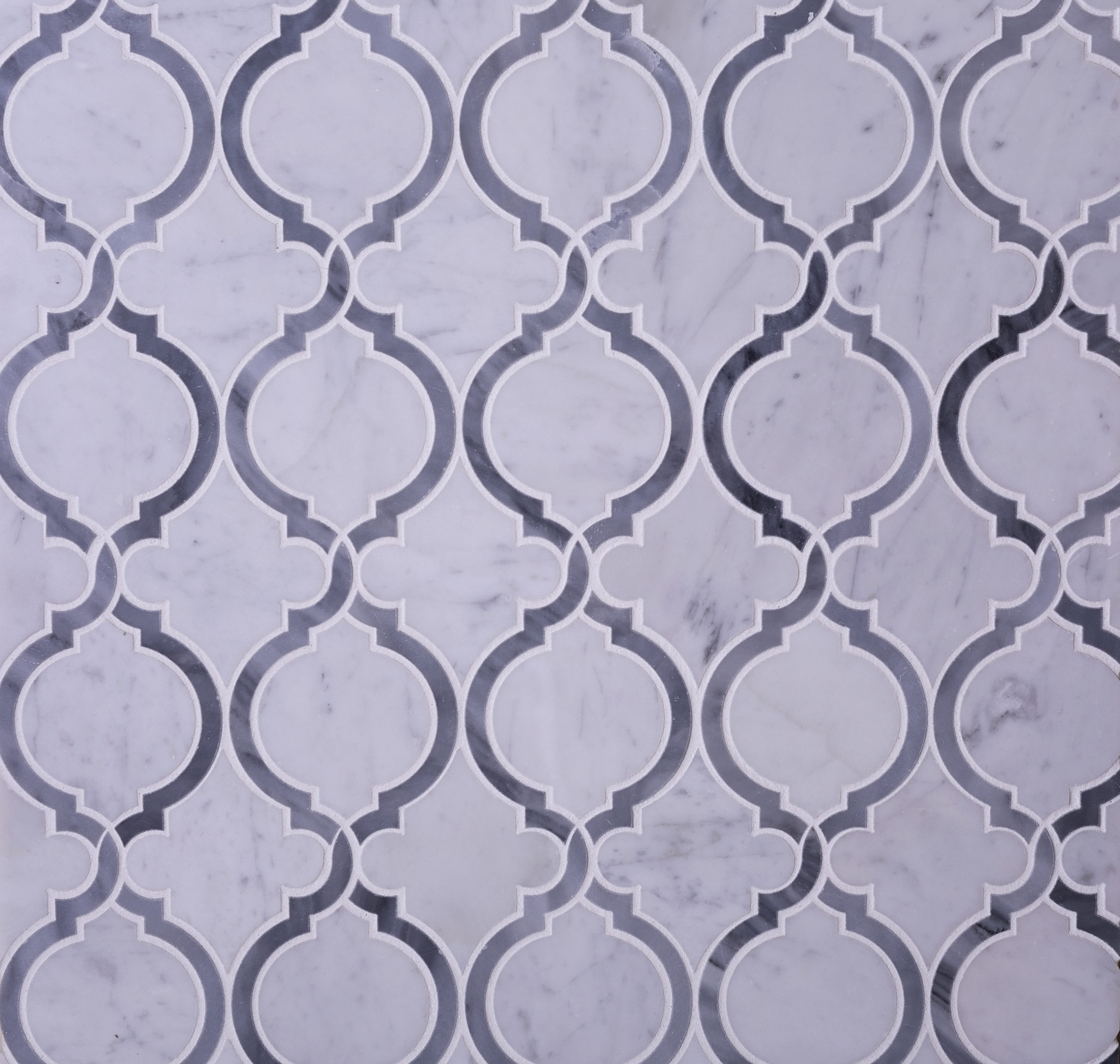 Apollo Tile White, Gray 11-in x 14-in Polished Ceramic; Glass; Stone ...