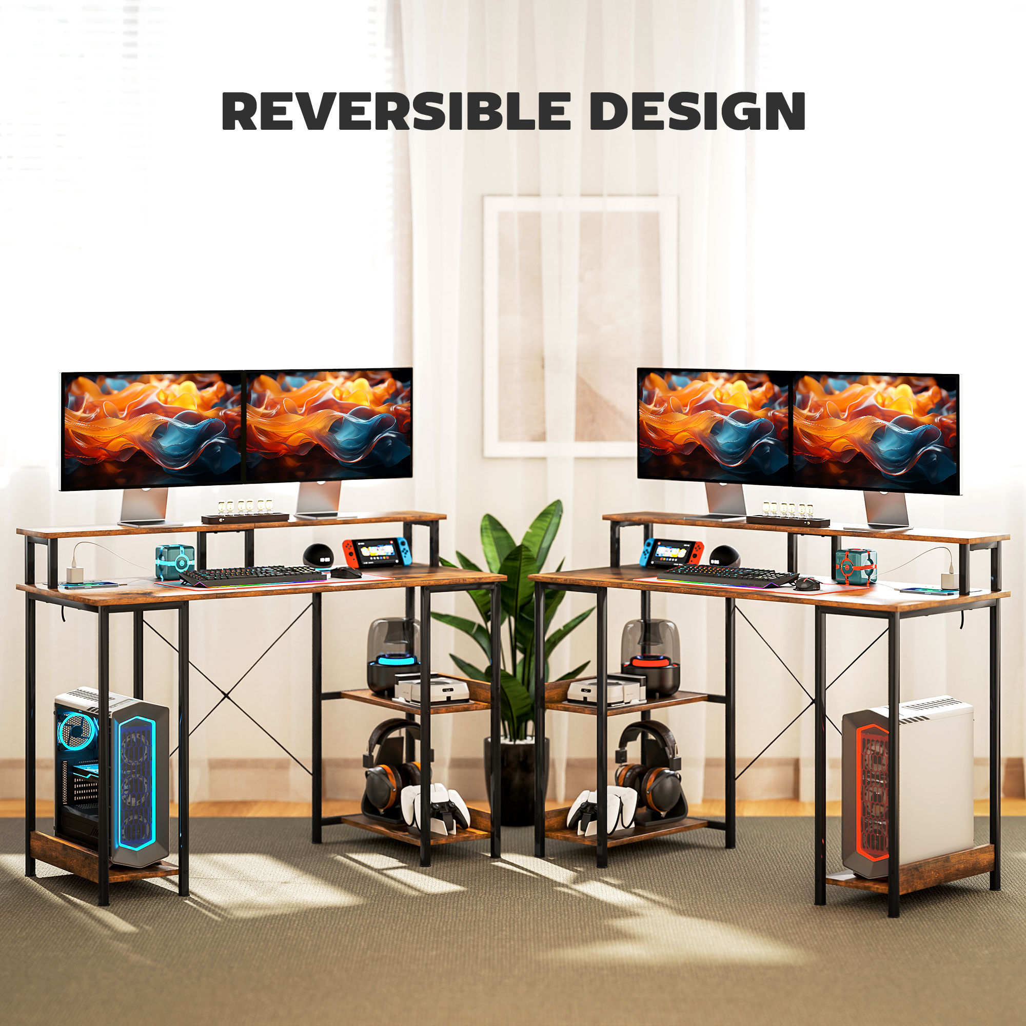 HomCom 920-100V80RB desks - View #5