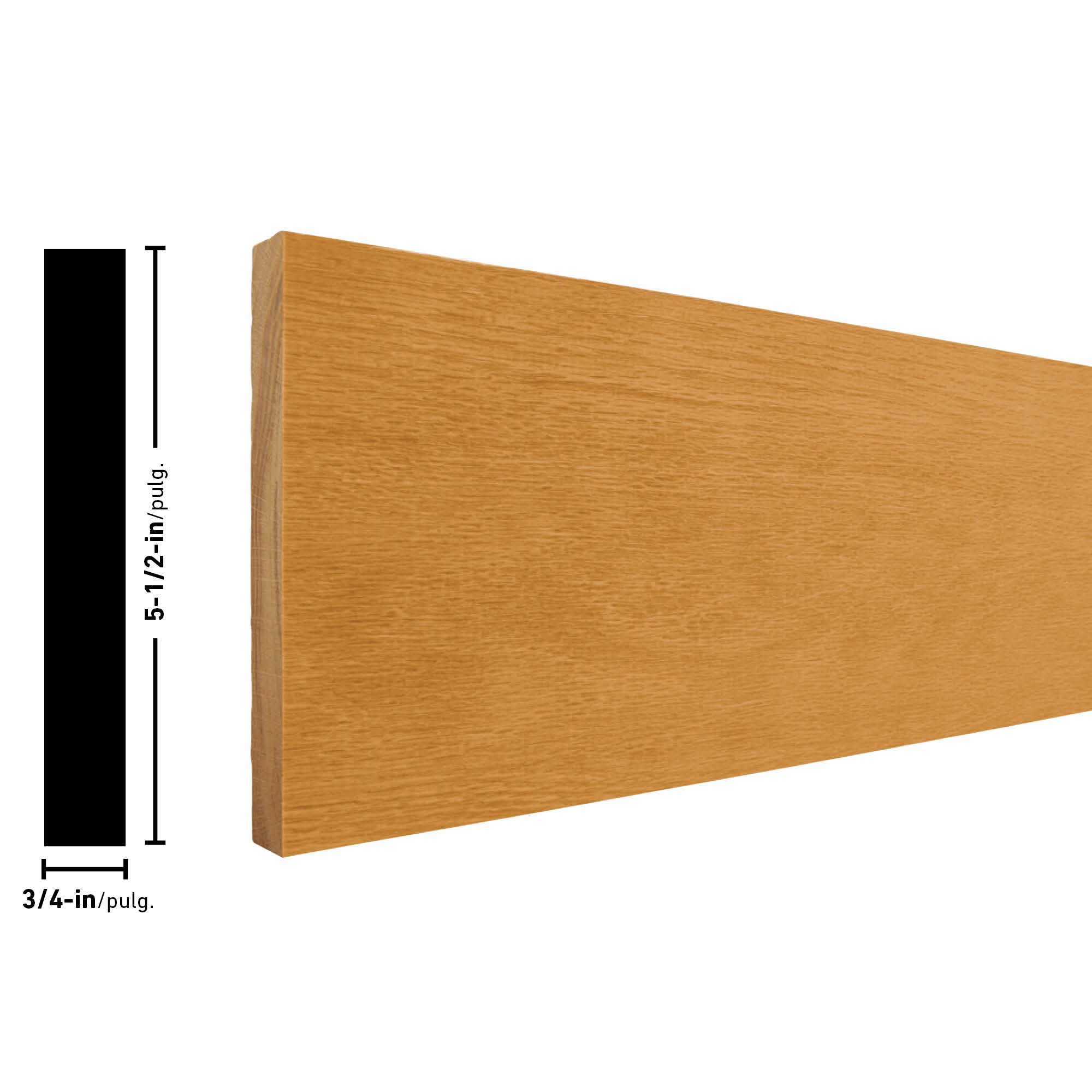 Oak Mini 5 1/2 Loaf Width 3/8 1/2-inch Slice Thickness Horizontal