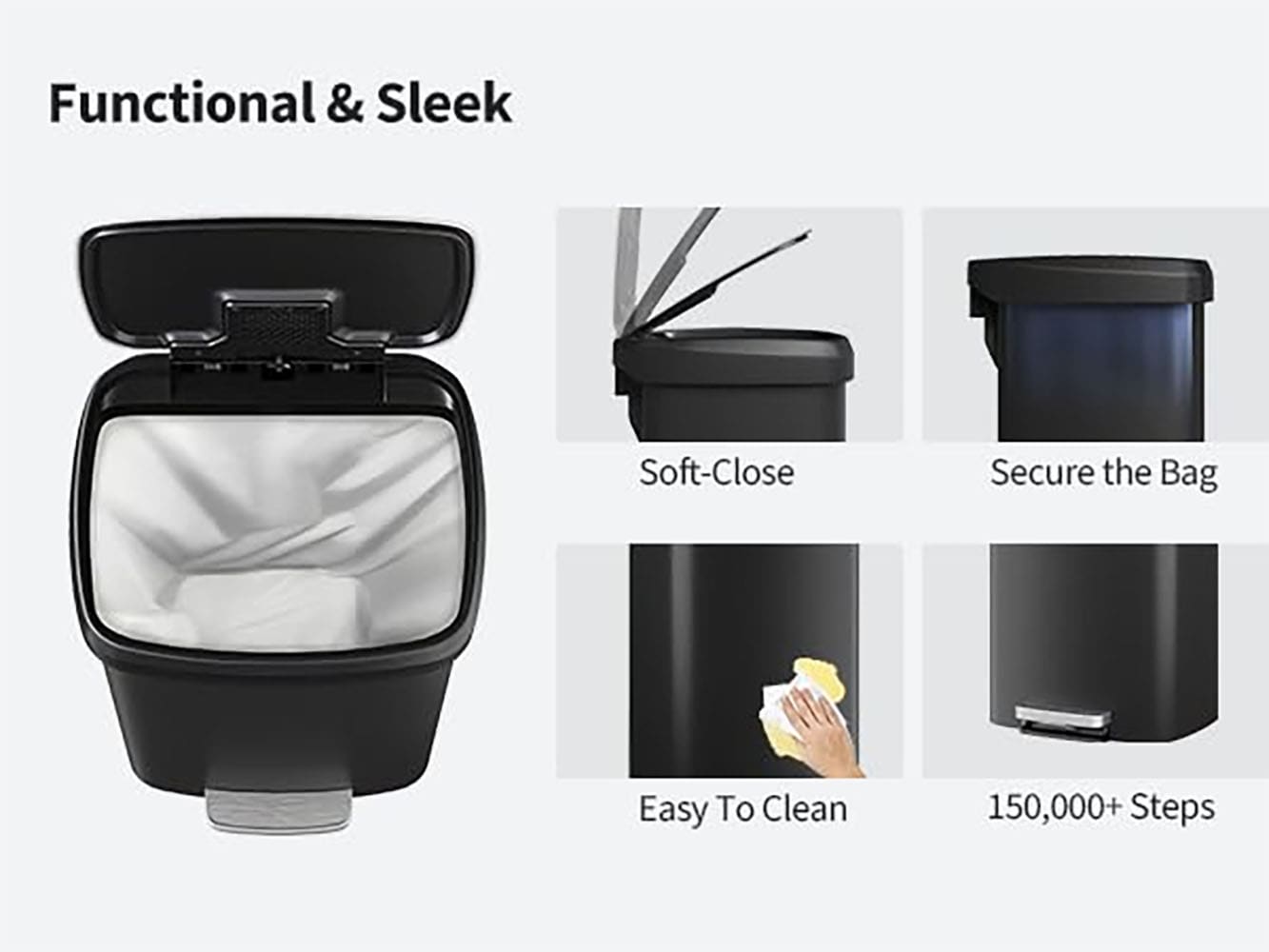 Garvee KLN-PHK-355PMHWH Pull-Out-Cabinet-Baskets - View #7