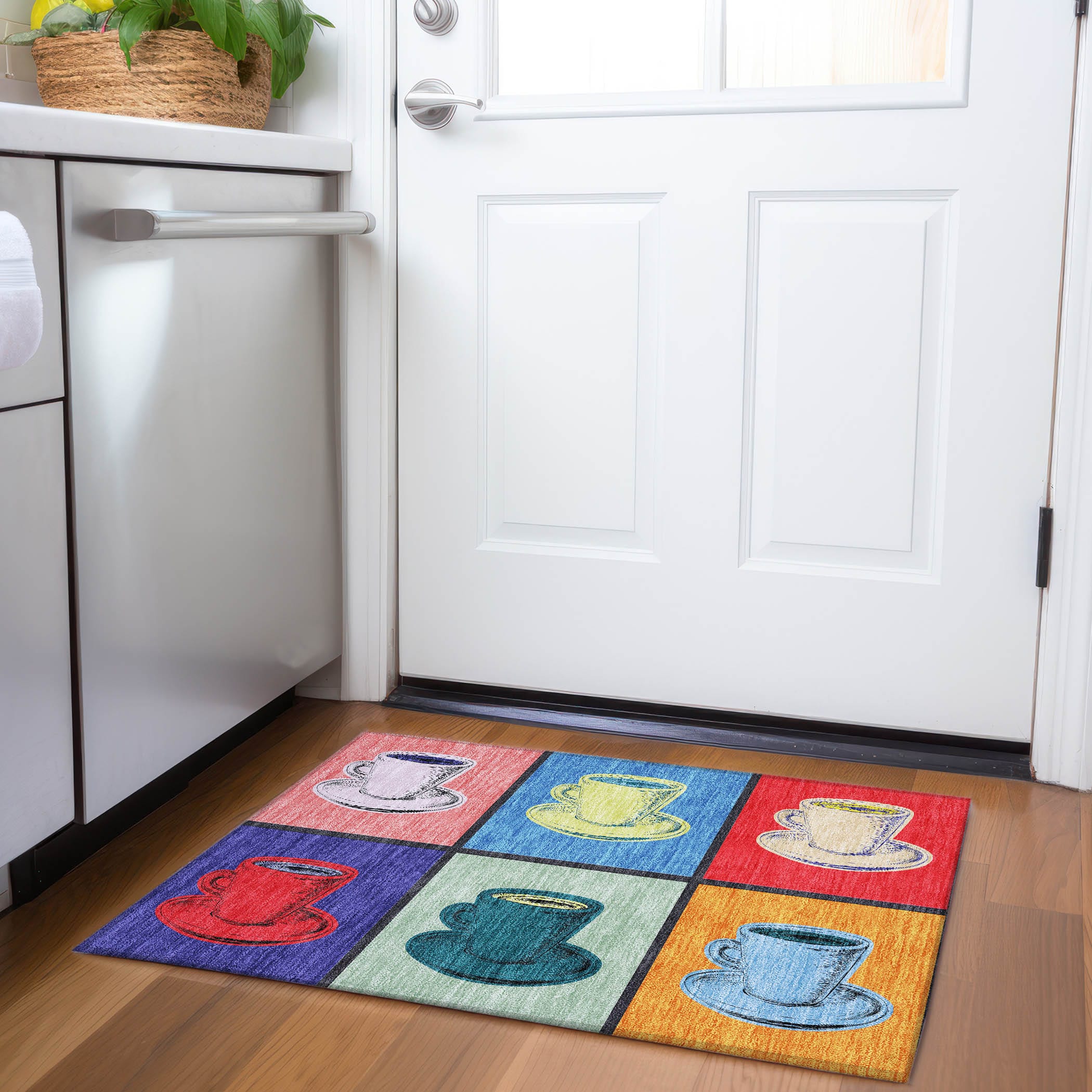 Addison Rugs AMF165KA20X30 Mayfield AMF165KA 2 x 3 (ft) Loomed Polyester Kaleidoscope Rectangular Indoor Geometric Machine washable Area rug