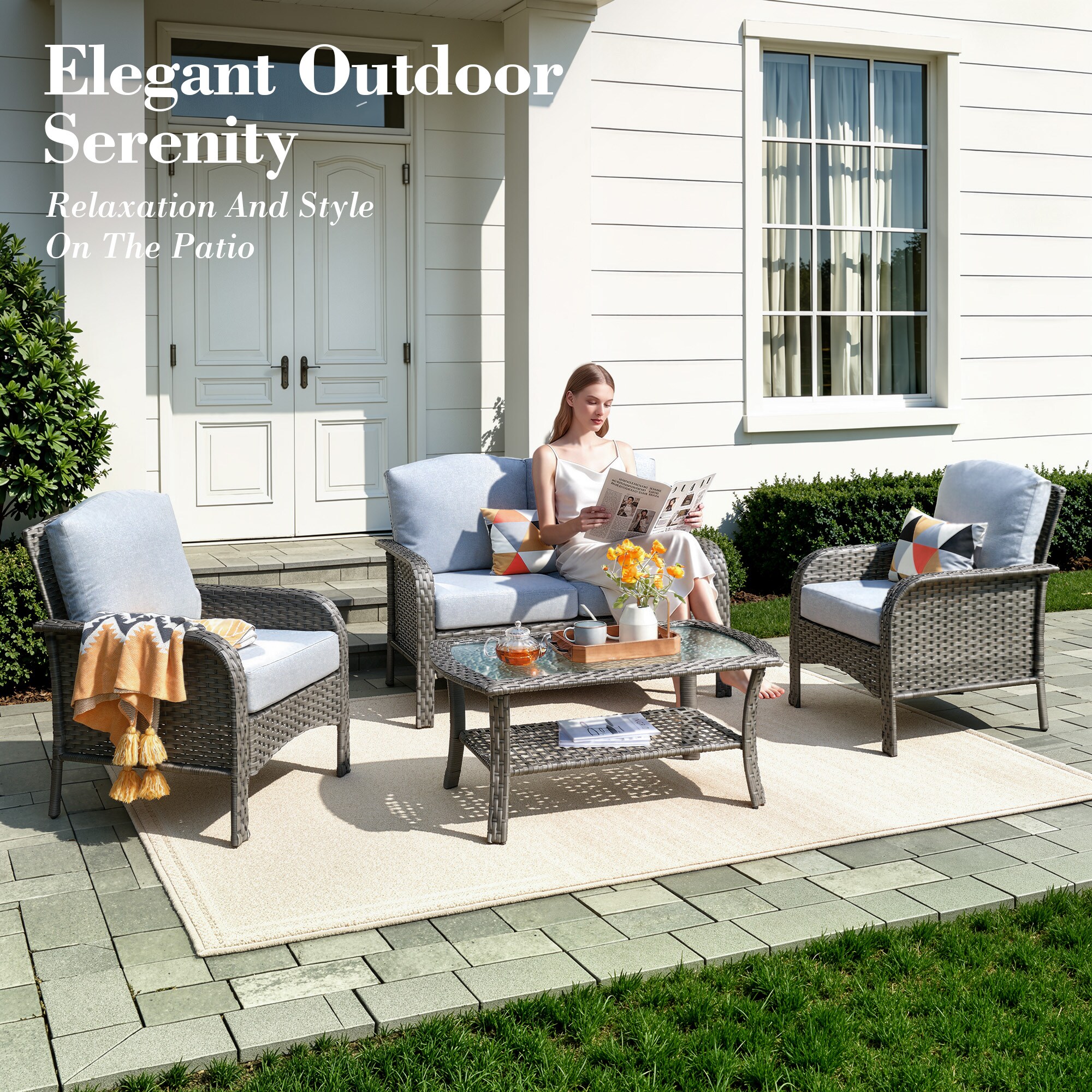 weaxty HMBGNDS400 Patio-Conversation-Sets - View #2