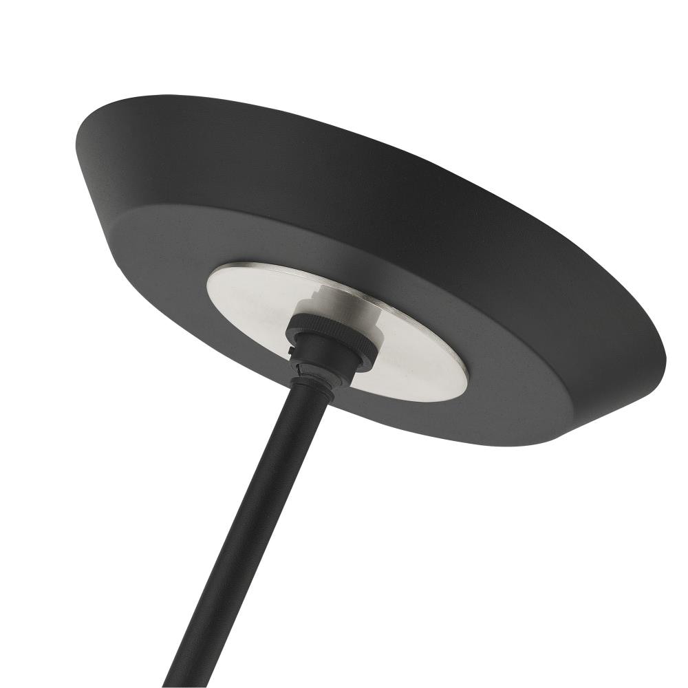 Archer Textured Black and Brushed Nickel 4-Light Mini Chandelier