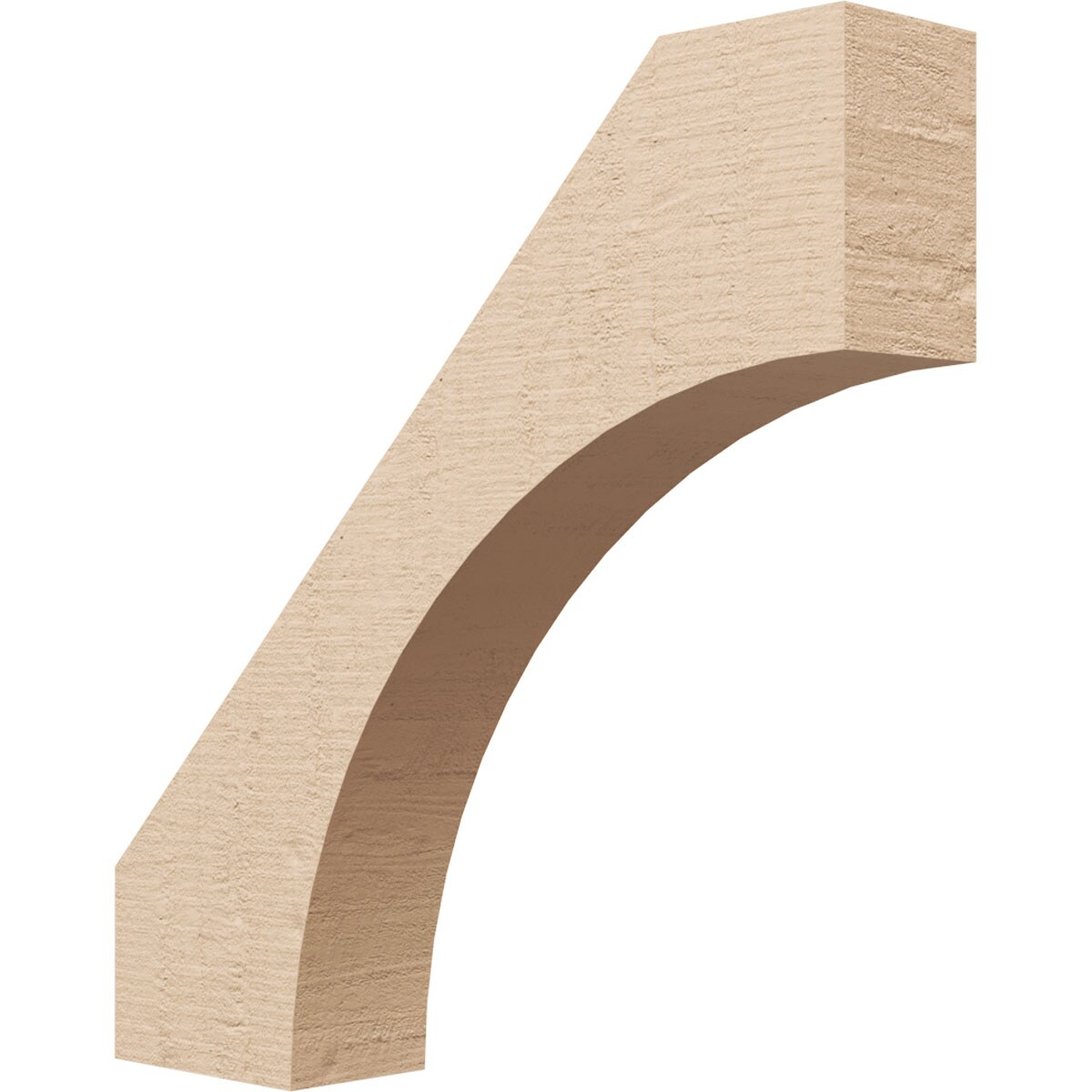 Ekena Millwork BRCUR03X16X16WTLRCPR 3-in x 16-in x 16-in Primed Urethane