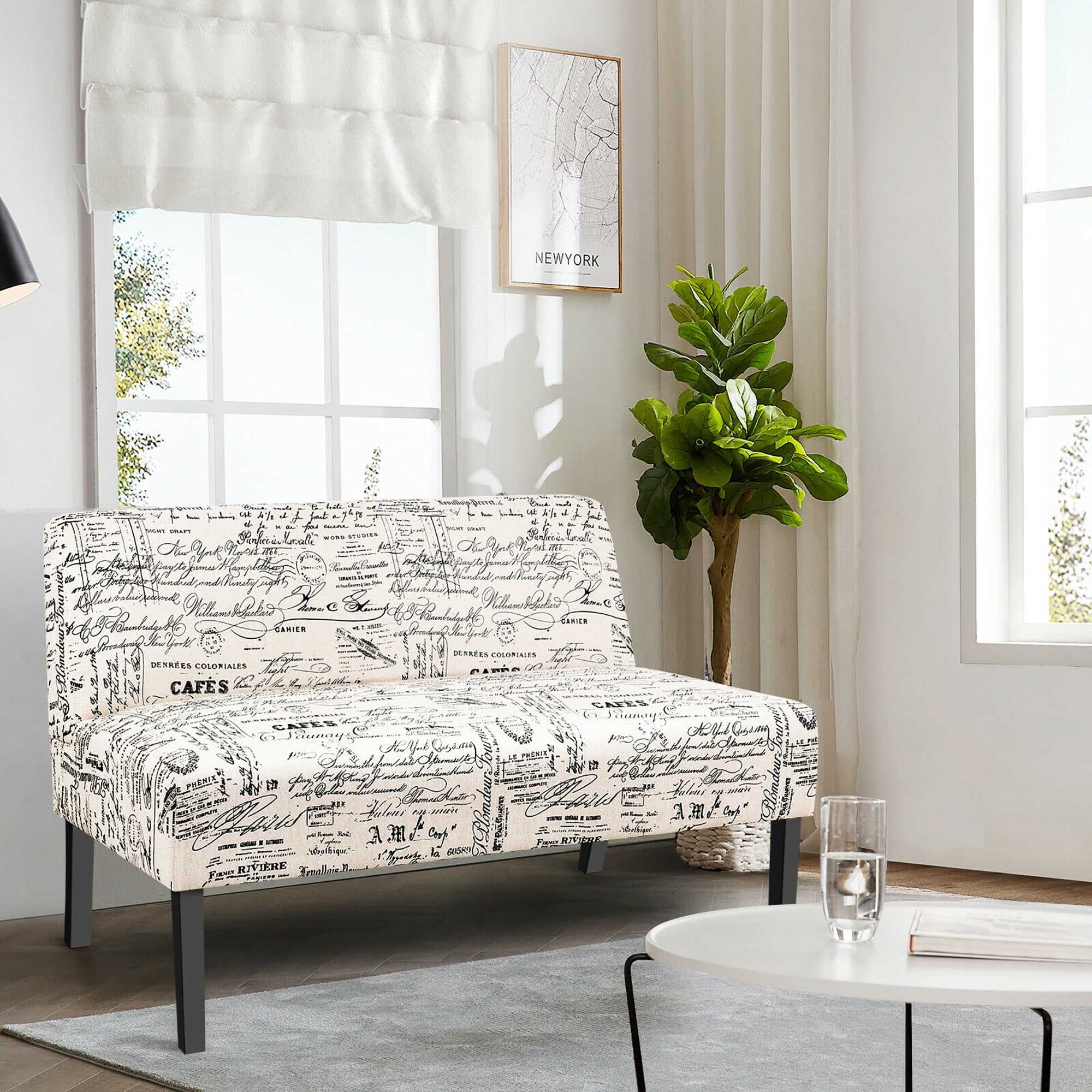 Costway HW59042HS Sofas-Loveseats - View #4