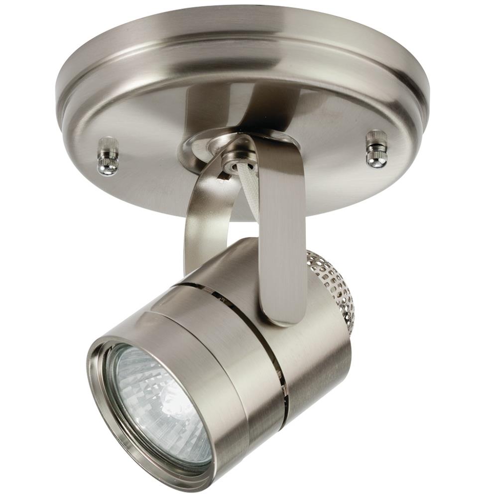 Lithonia Lighting LTKMSBKMR16GU10BNM4 LTKMSBK 5.5-in 1-Light Brushed Nickel dimmable Gu10 Pin Base Modern/Contemporary Track Bar