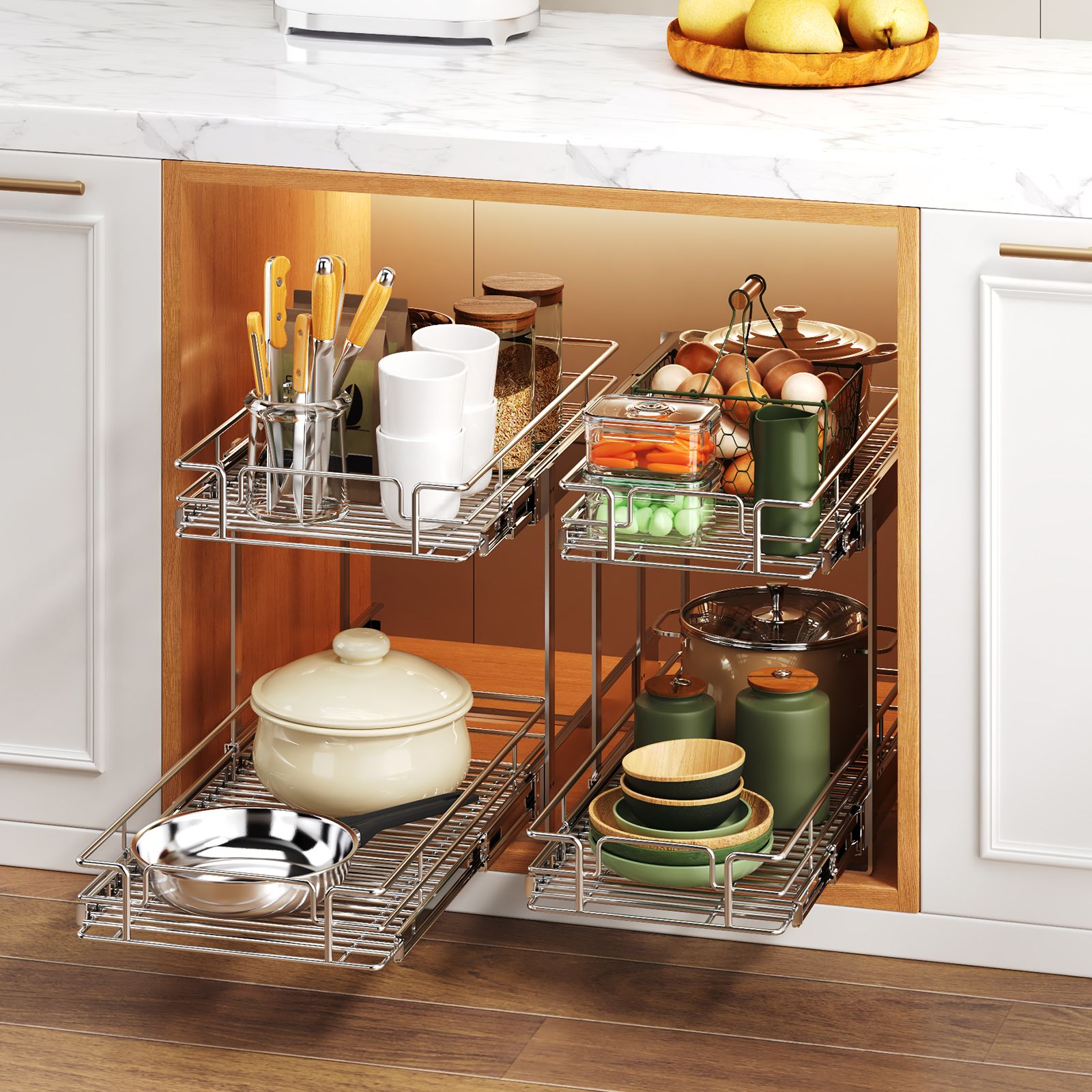 LOVMOR 0922-PULLOUTBASKET Pull-Out-Cabinet-Baskets - View #6