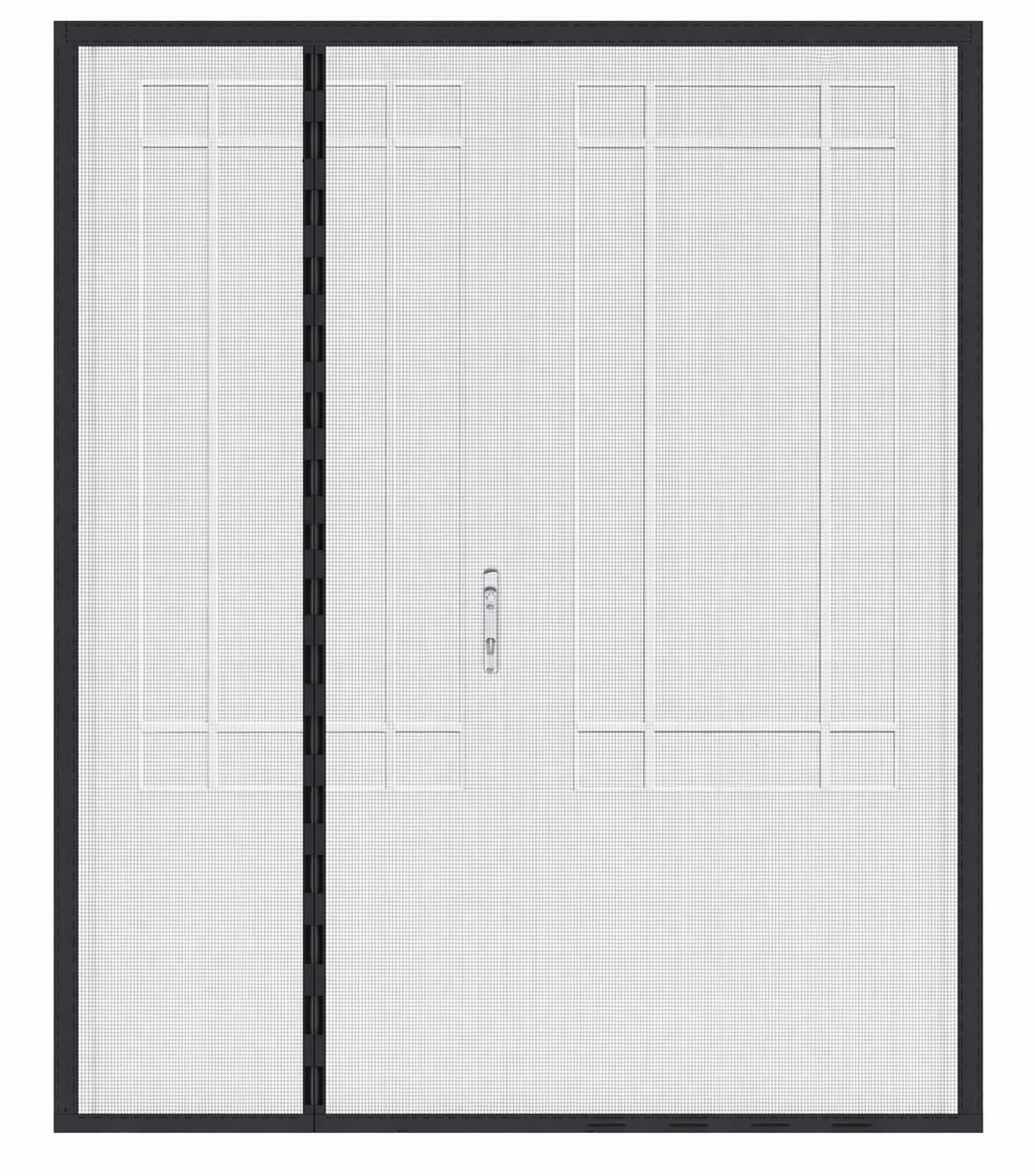Aoibox  Magnetic Mesh Screen Door with Side Opening 62 x 81 in Fits Doors 60 x 80 in Heavy Duty 255 g per sq m