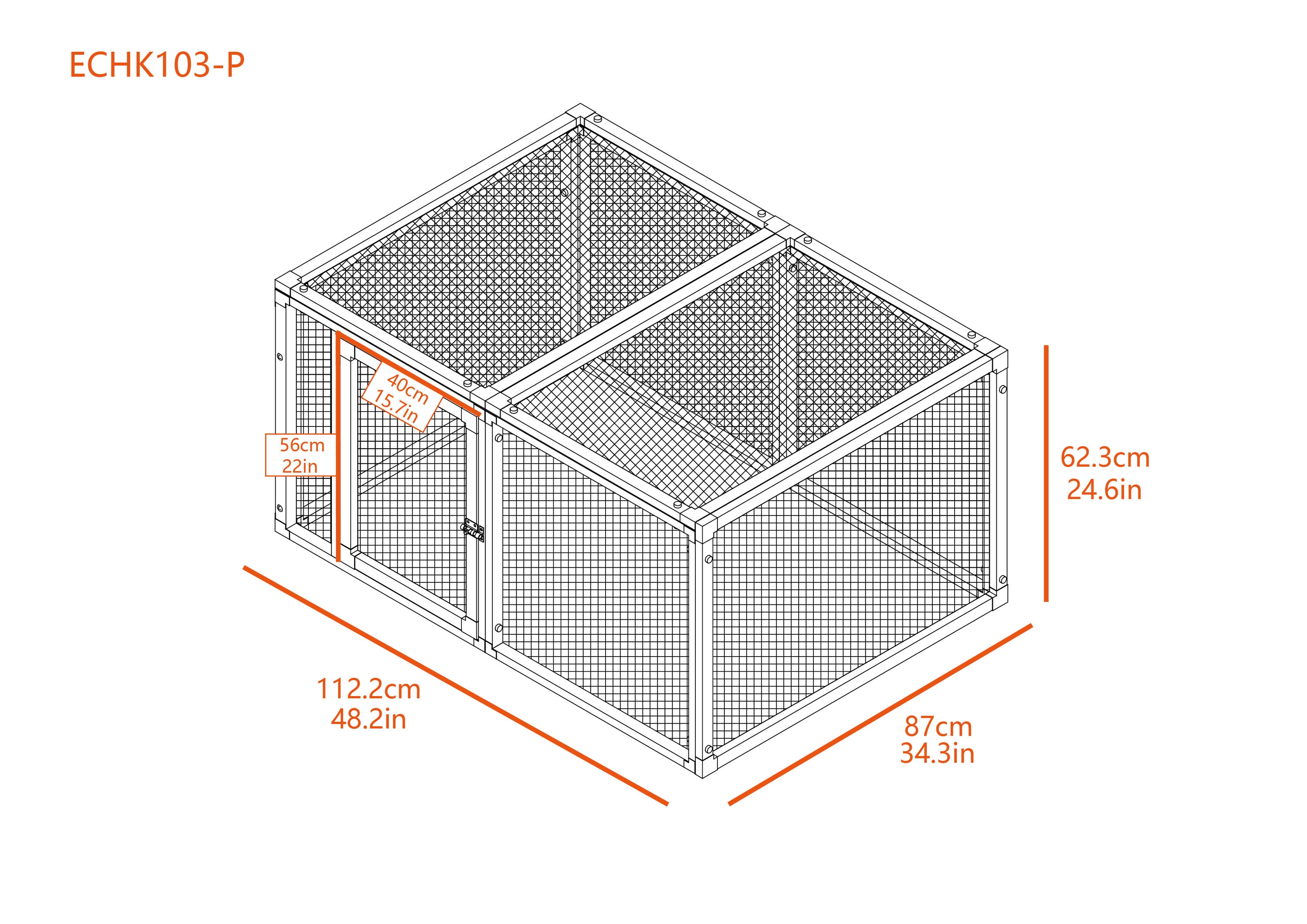 New Age Pet ECHK103-P Chicken-Coops-Rabbit-Hutches - View #4