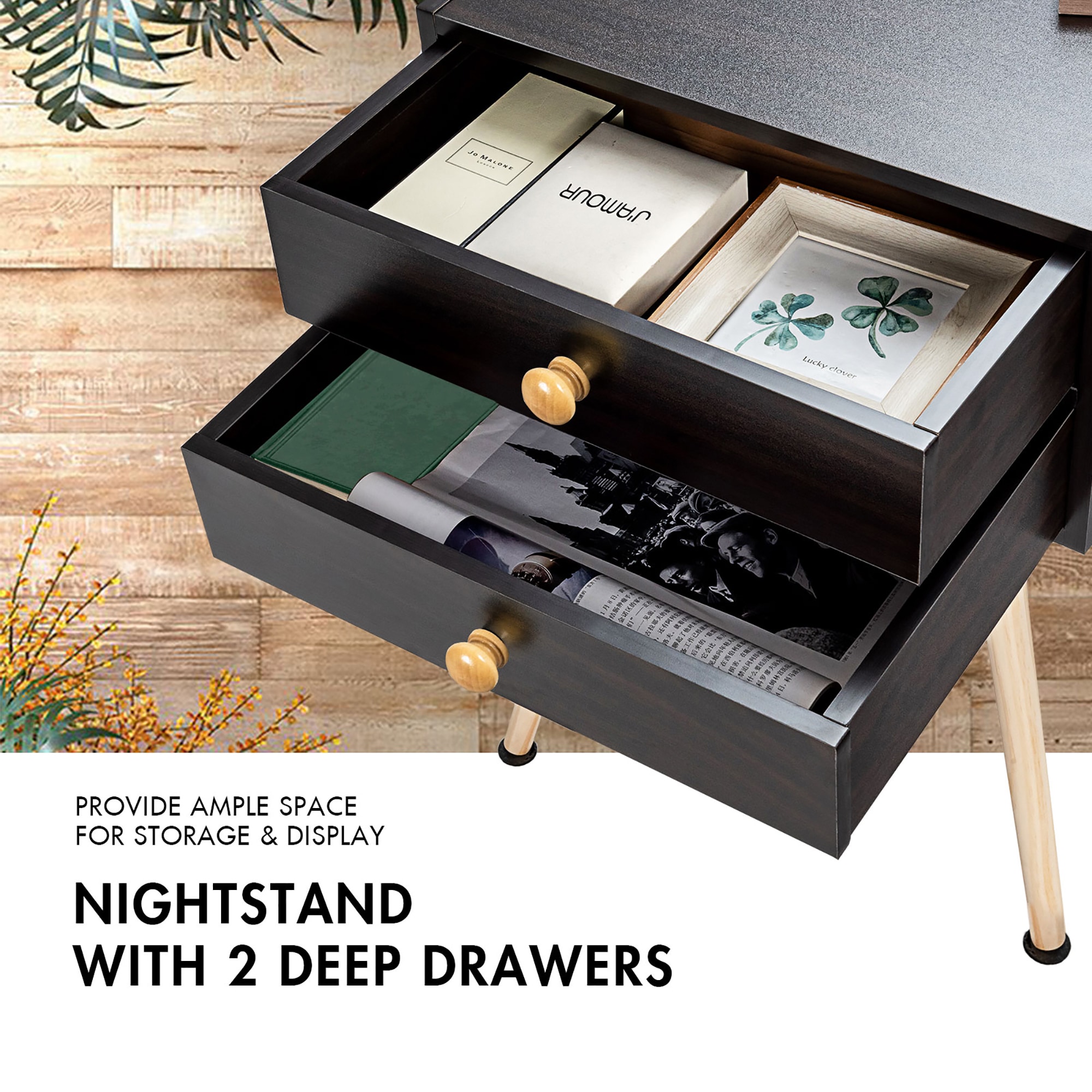 Costway SXL00084 nightstands - View #3