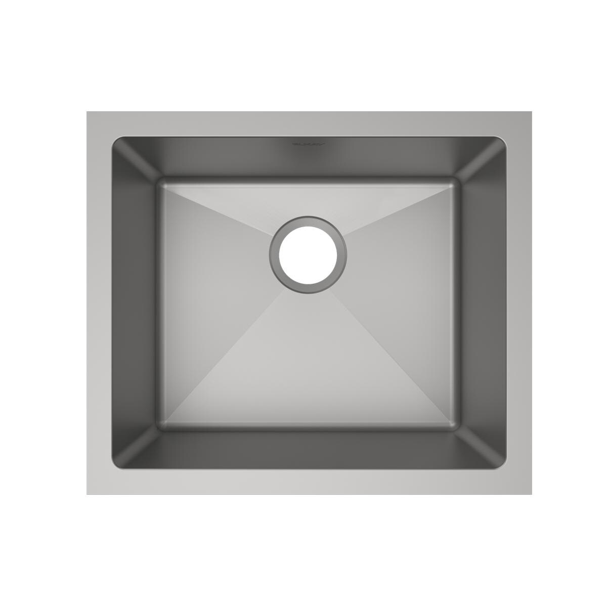 21.5" Silver Stainless Steel Single Bowl Undermount Sink