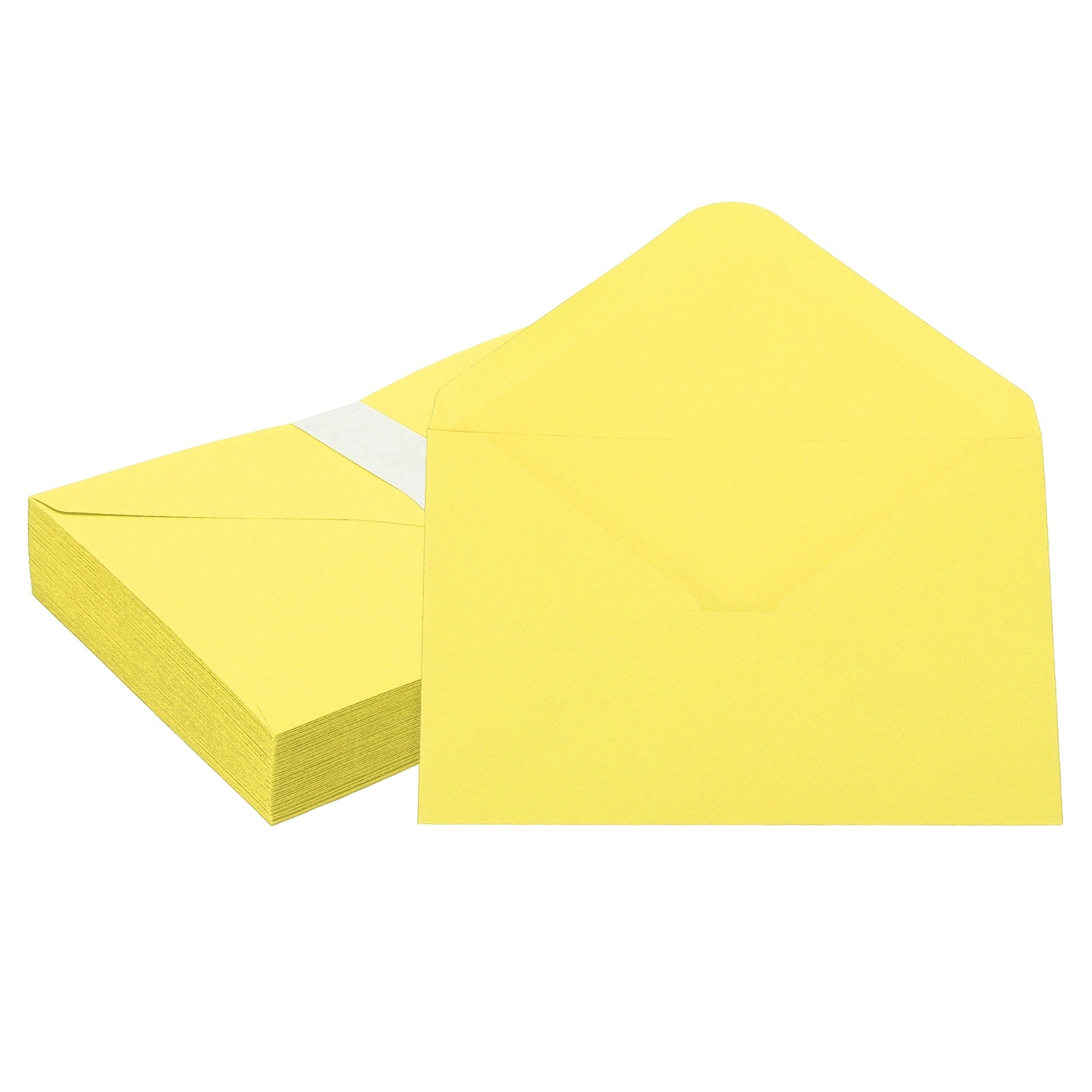 PATIKIL - 7x5 Inch Invitation Envelopes 50pcs A7 Greeting Card Envelopes V-Flap Envelopes Card Sl...