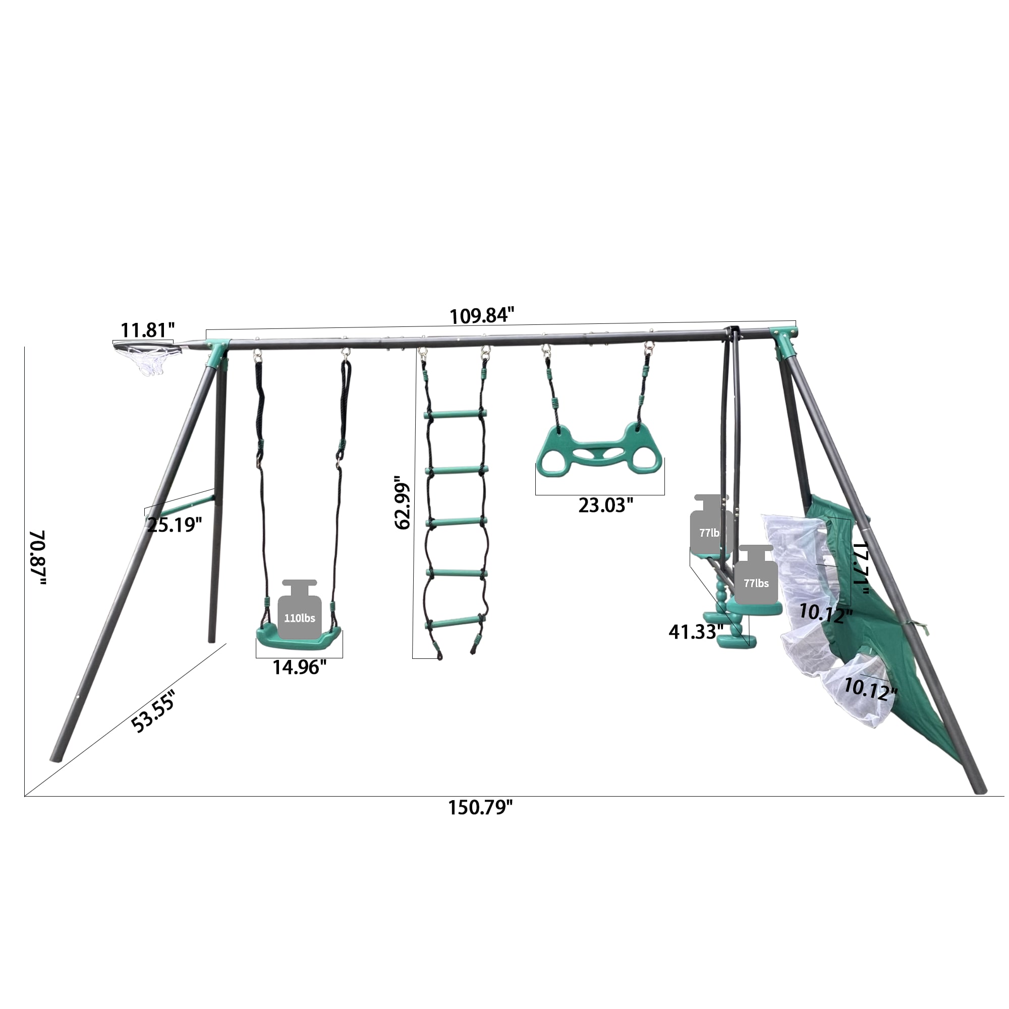 Siavonce XH10906 Playset-Swings - View #6
