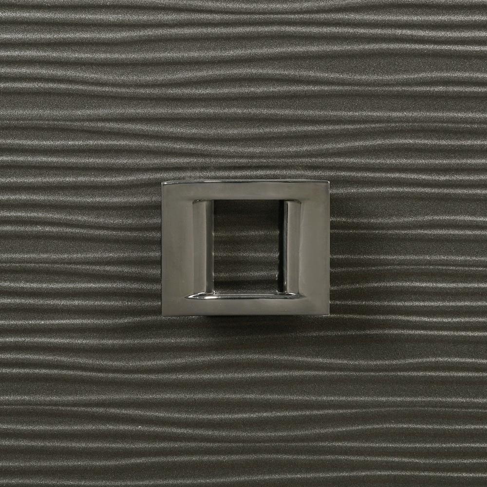 Gray Transitional 2-Drawer Nightstand with USB Port
