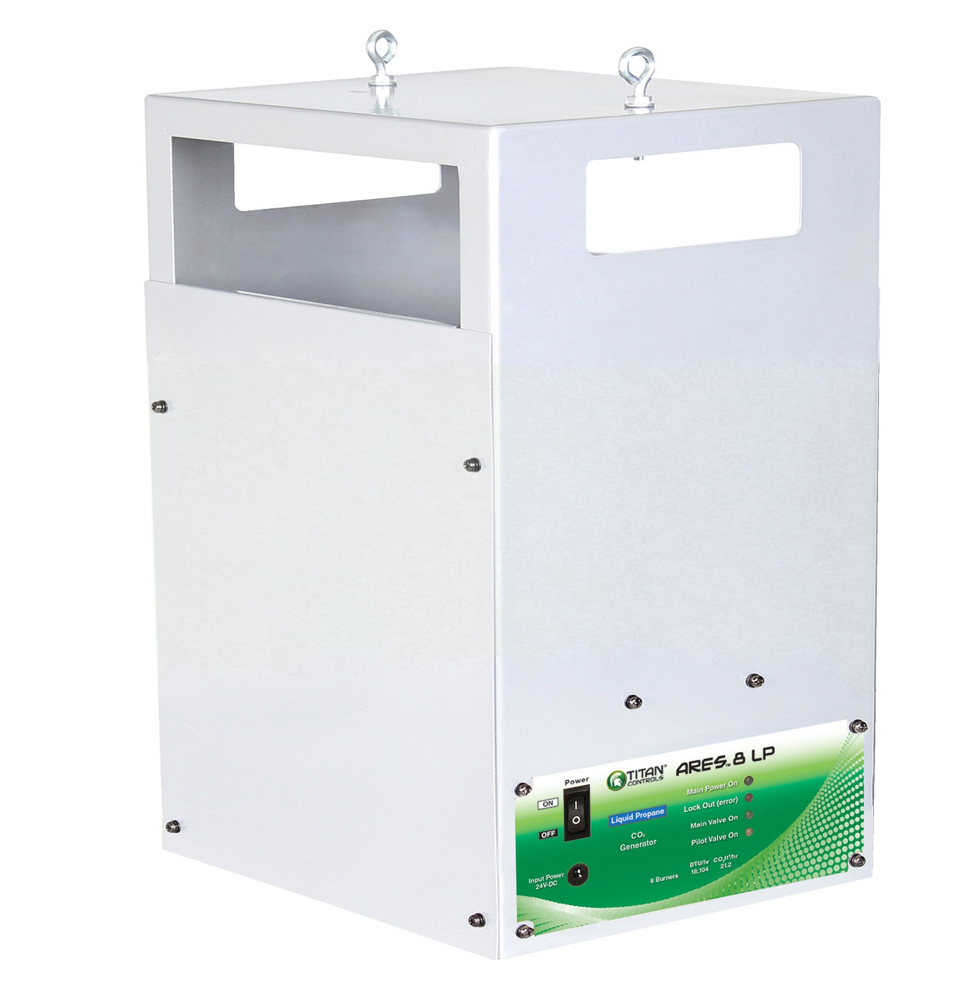 lengte poeder natuurpark Titan Controls Ares Eight Burner CO2 Generator, 21.2 CuFt/HrAir Accessory  in the Hydroponic System Accessories department at Lowes.com