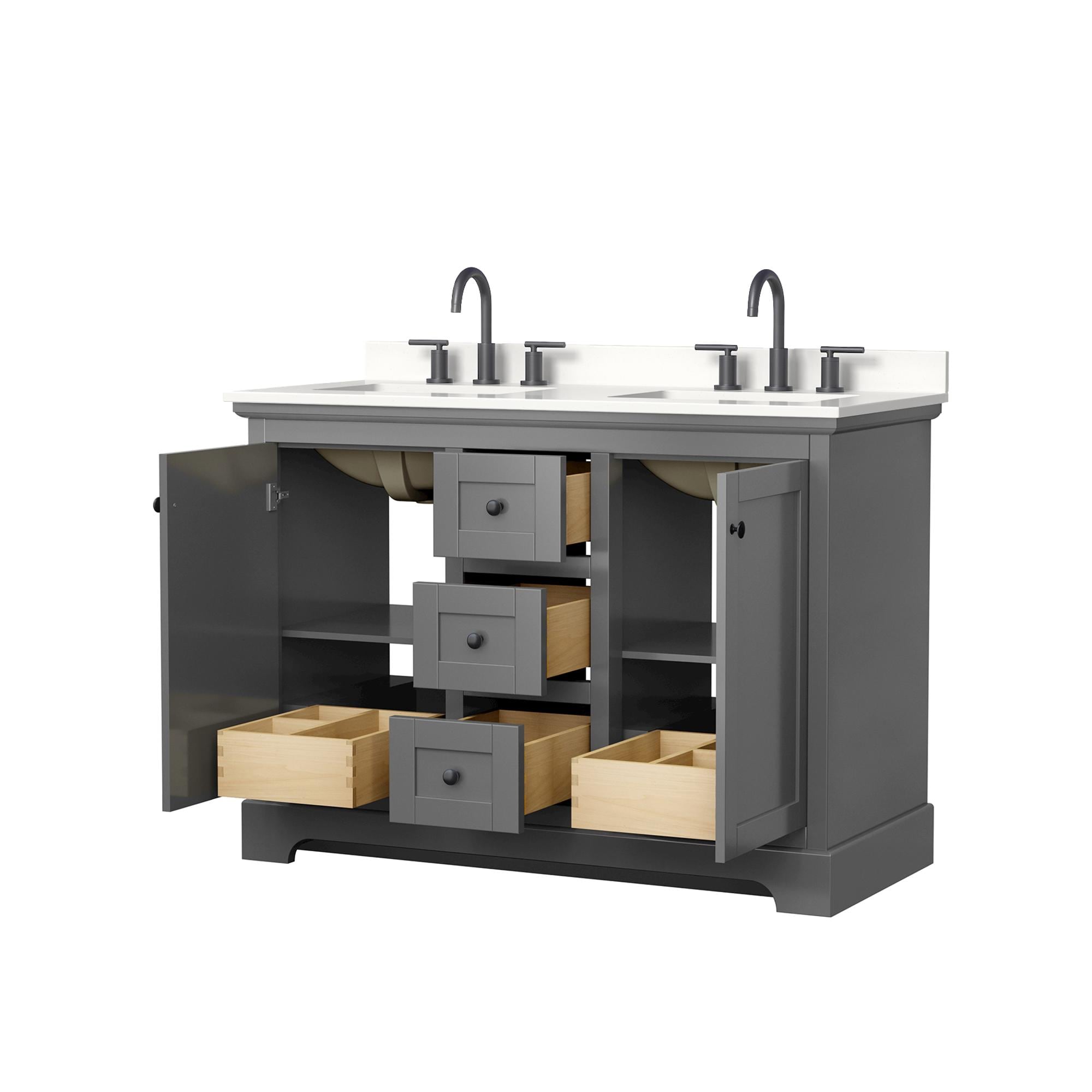 Wyndham Collection WCV232348DGBWQUS3MXX Bath-Vanity-Combo - View #3