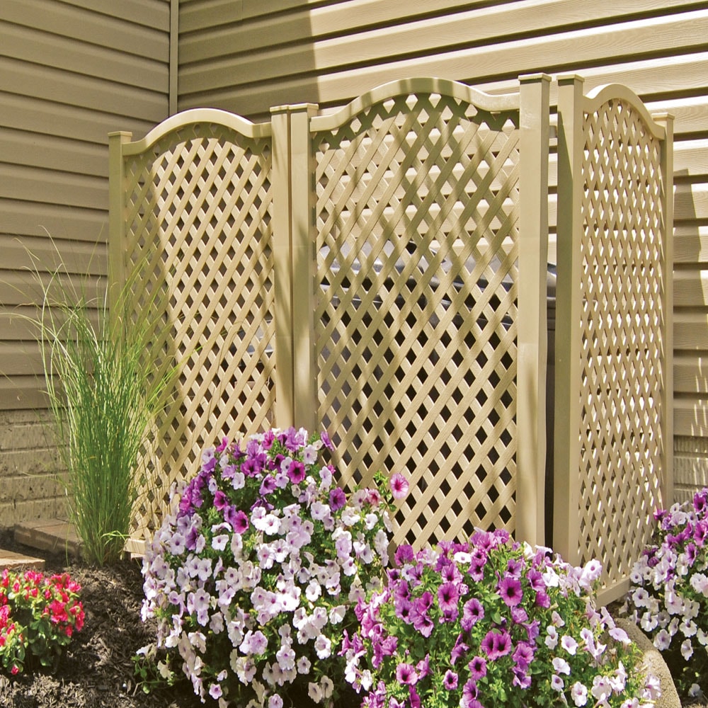 Barrette Vinyl/Polyresin Outdoor Privacy Screen at Lowes.com