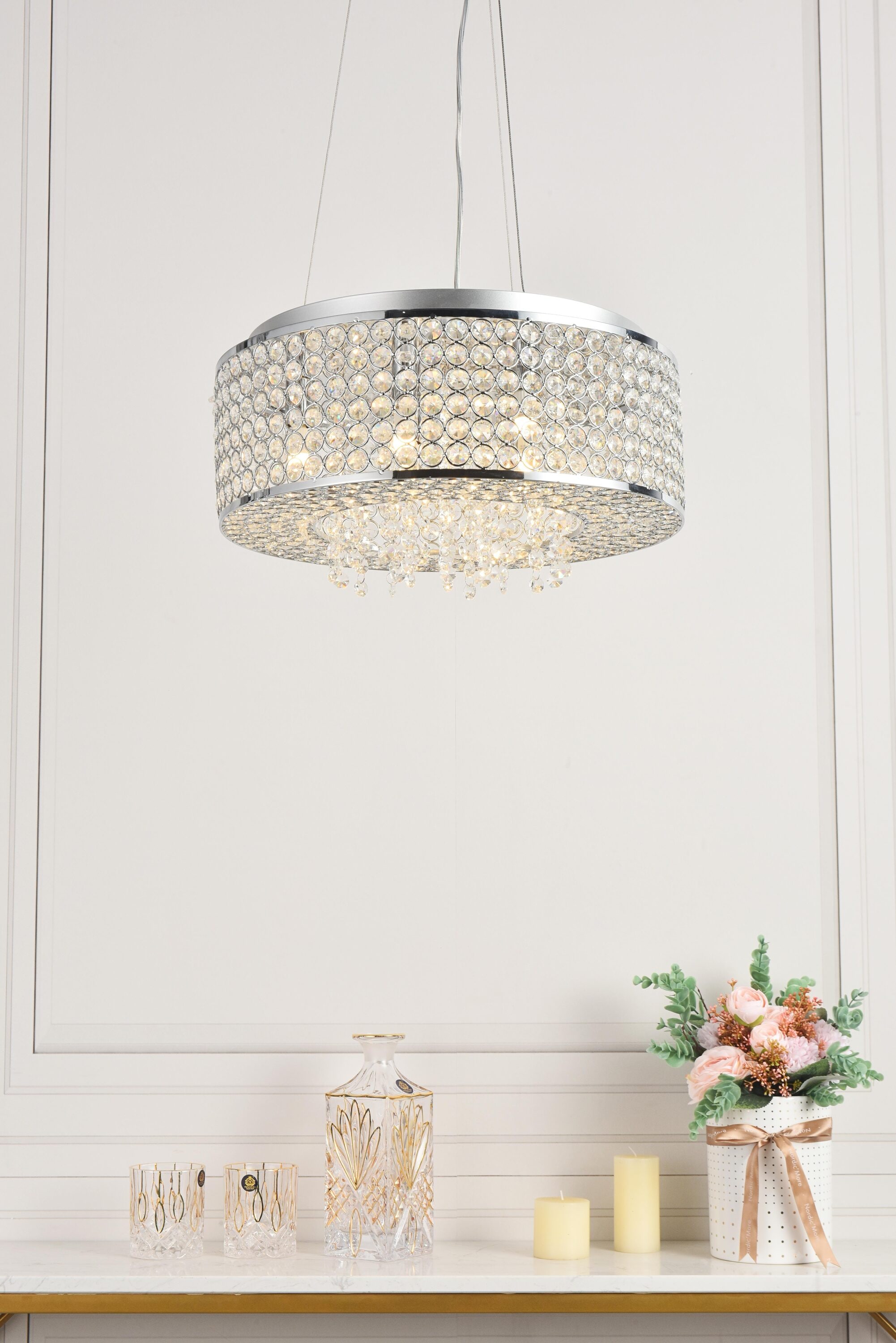 Elegant Decor HFV8742D16CRC Pendant-Lights - View #2
