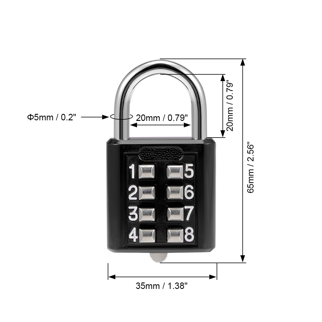 Unique Bargains S25092300UX3073 Padlocks-Locks-Cables - View #2