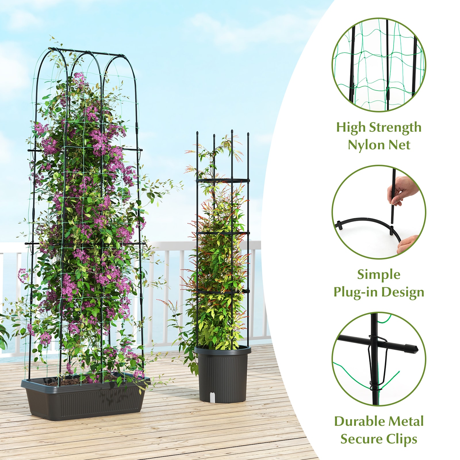  YSGT416668BK Garden-Trellis - View #6