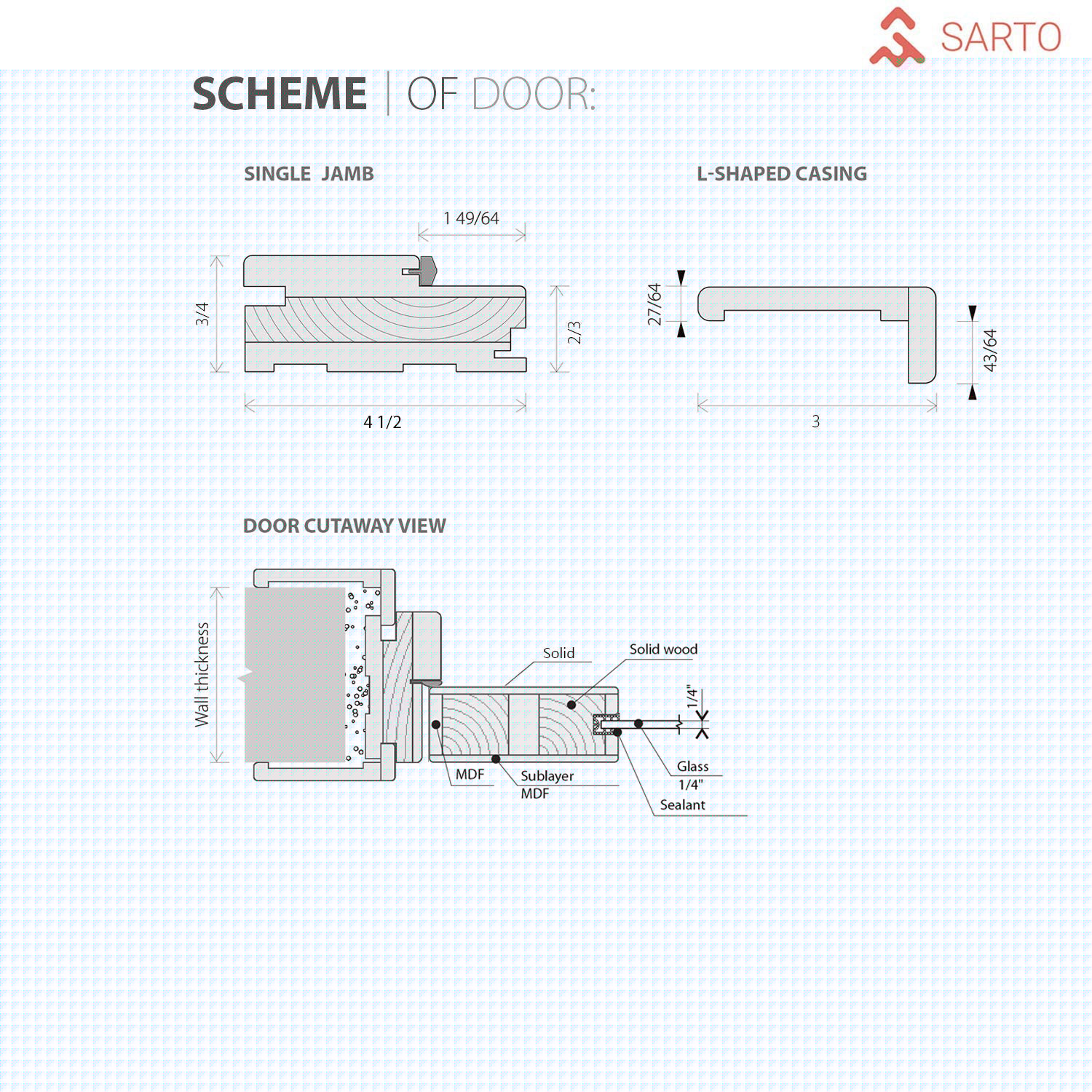 SARTODOORS PL0011IDDUB2484 Bifold-Sliding-Closet-Doors - View #4