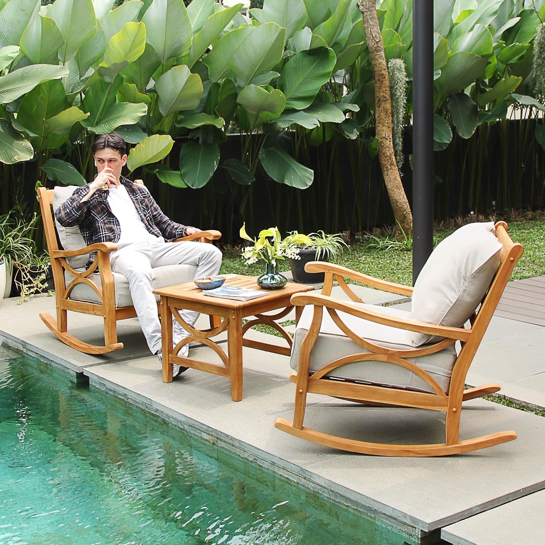 Cambridge Casual 610533-TW-XX-BG-XX Patio-Conversation-Sets - View #3