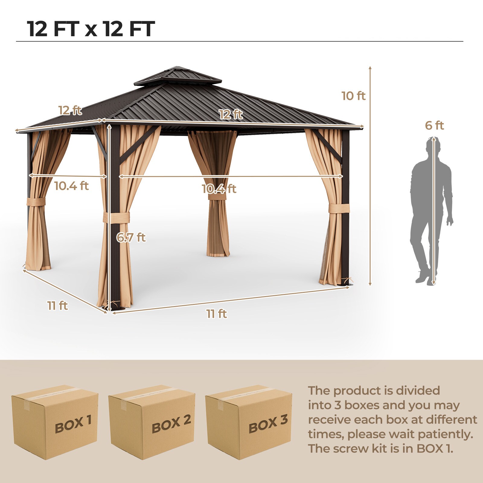 Volenca VOL-ODRKMG Wood-Resin-Gazebos - View #3