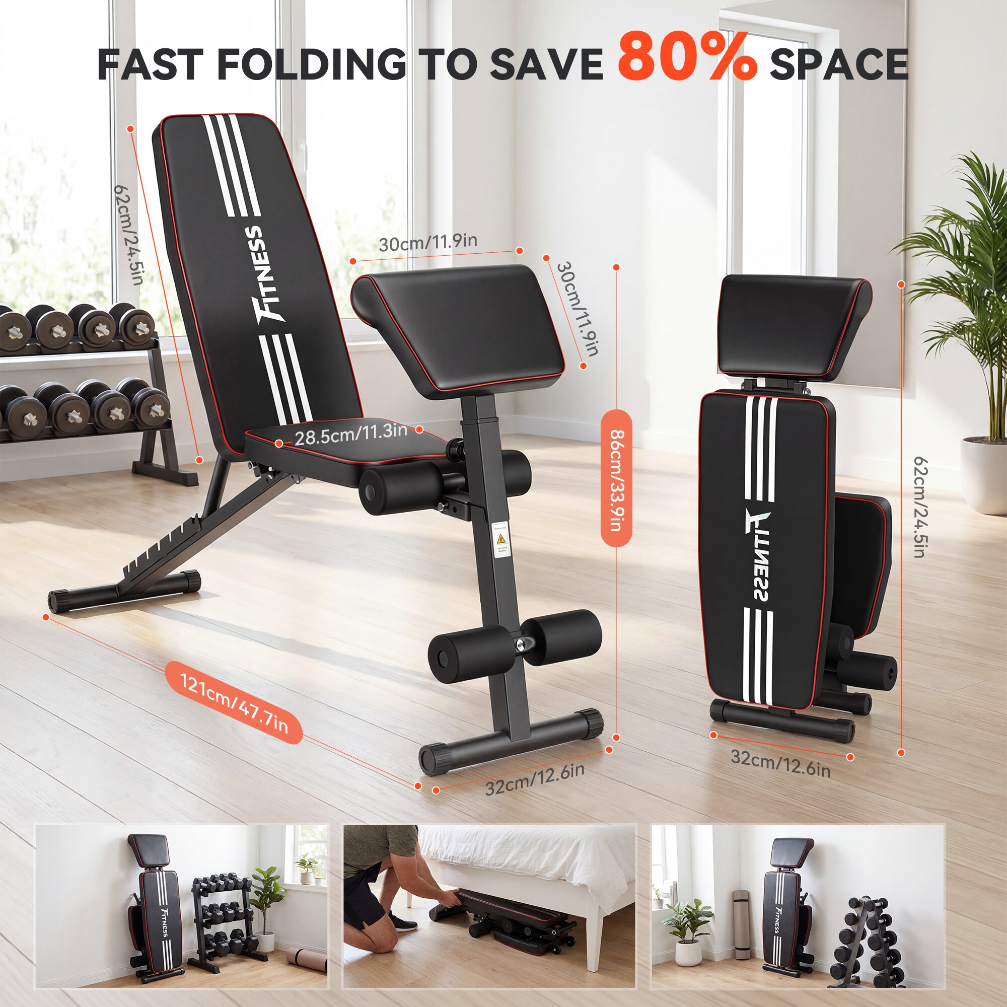 Fenbeli LTLWFL115 Weight-Benches - View #3