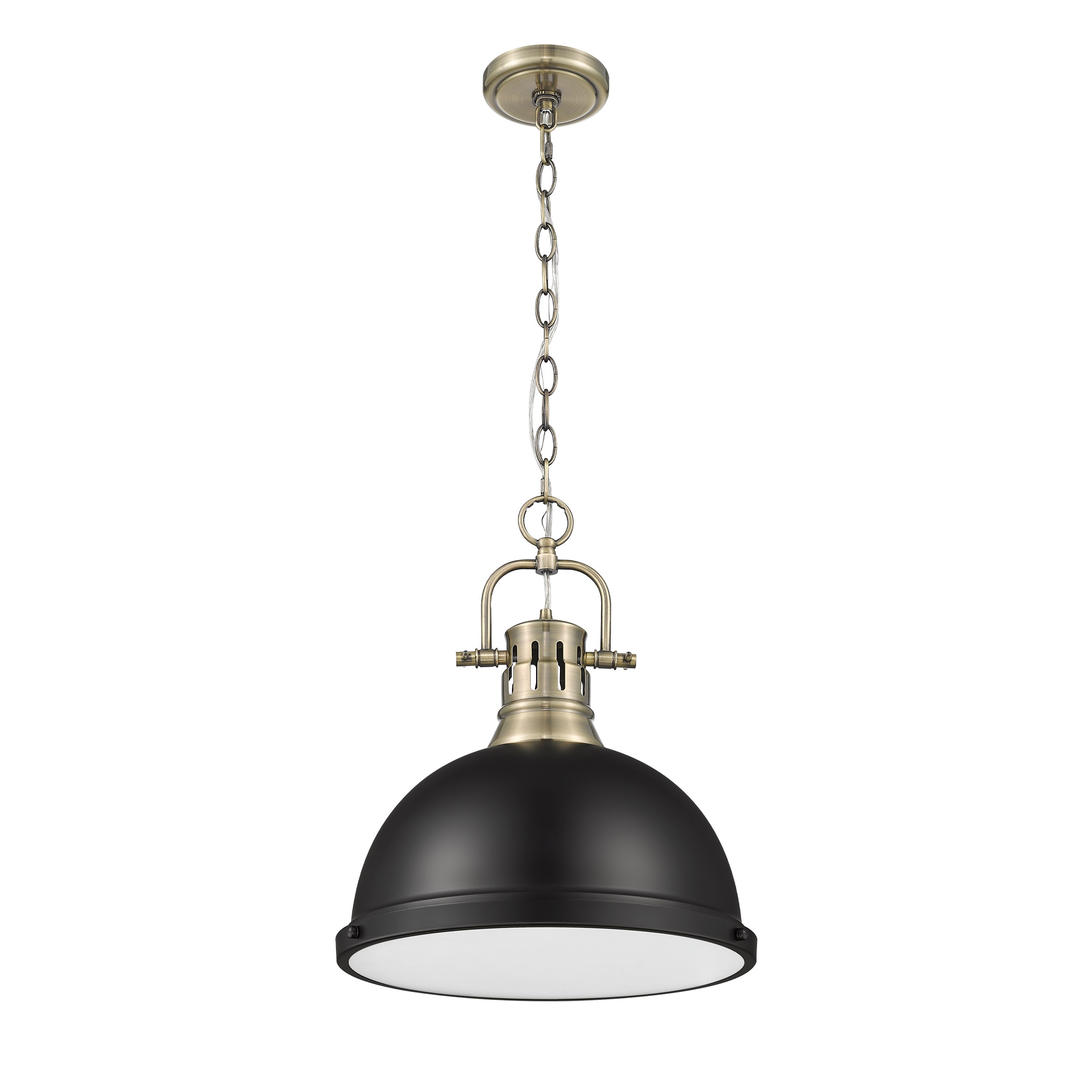 Golden Lighting 3602-L AB-BLK Pendant-Lights - View #2