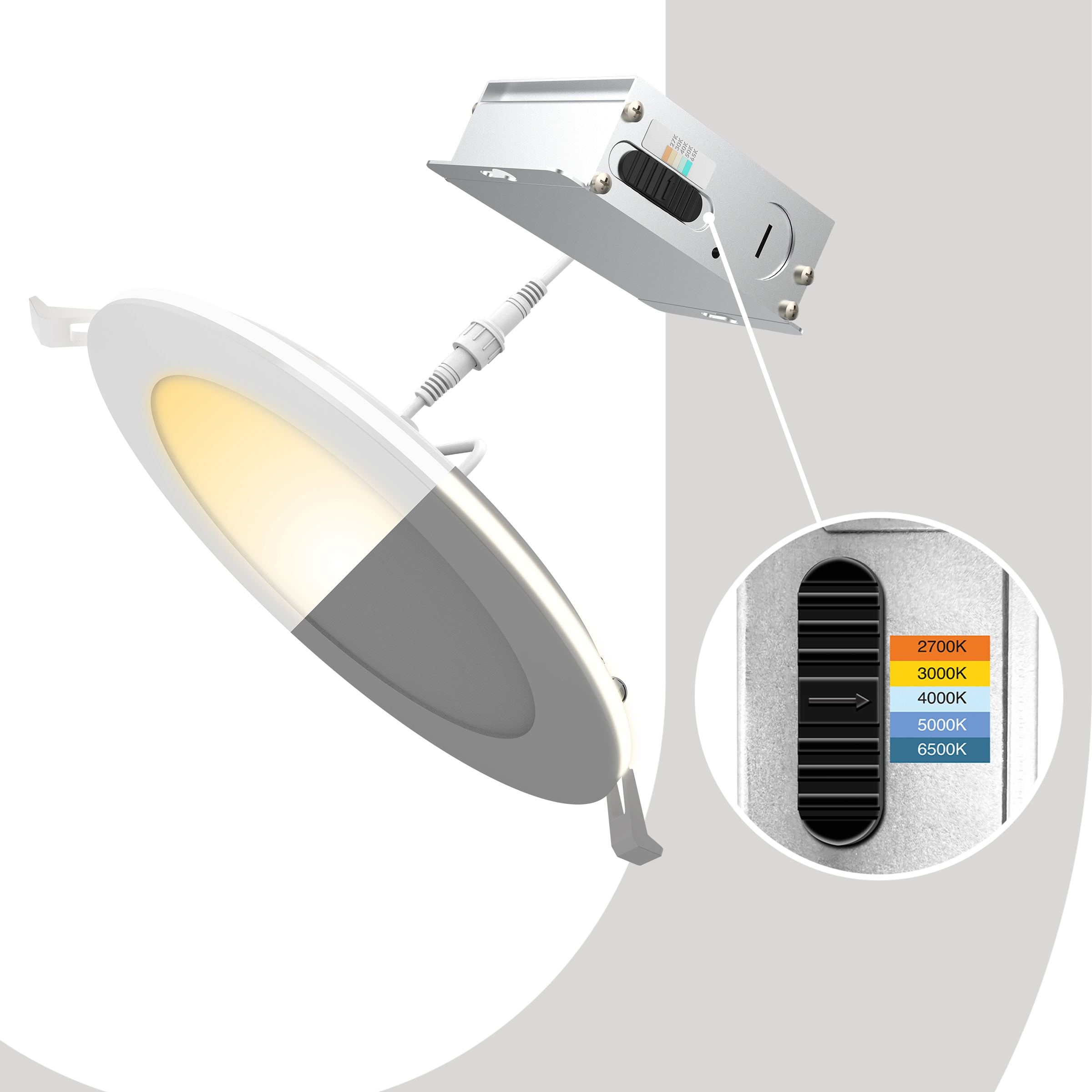 Utilitech LLEDR6XT/HO/NL/5CCT Led-Retrofit-Downlight - View #3