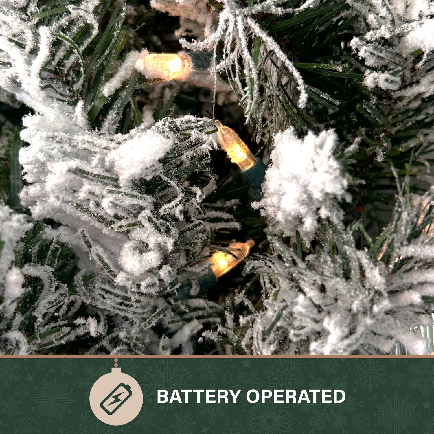 Fraser Hill Farm FFMP024W-5SN Artificial-Christmas-Wreaths - View #6